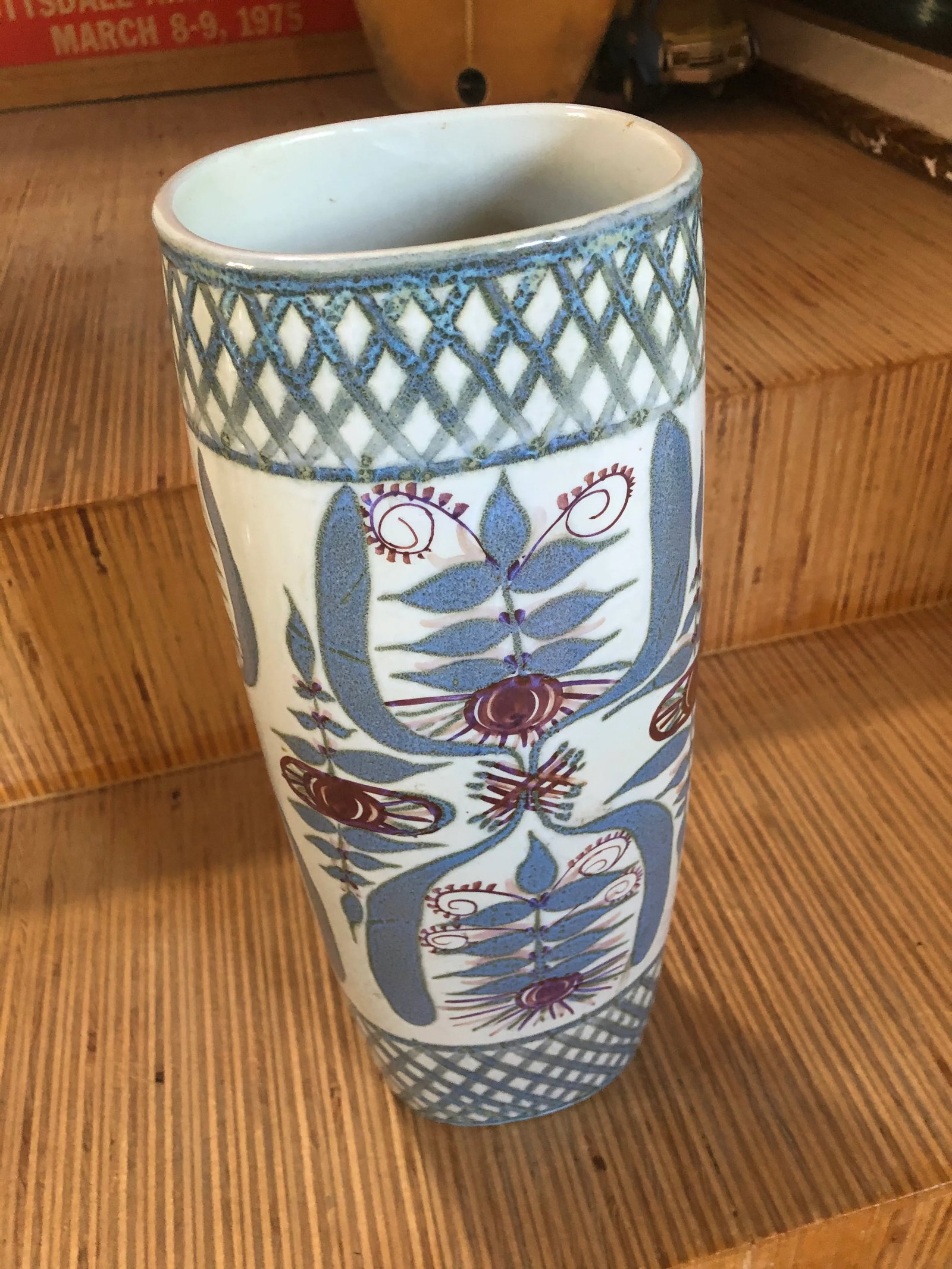 Mid 20th Century Royal Copenhagen Tall Vase - 6