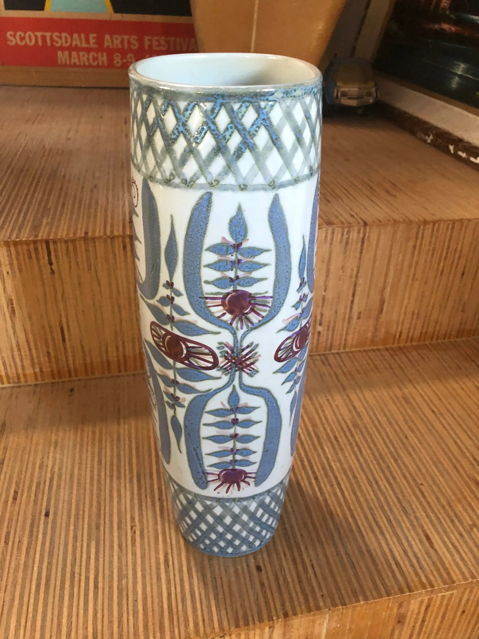 Mid 20th Century Royal Copenhagen Tall Vase - 7