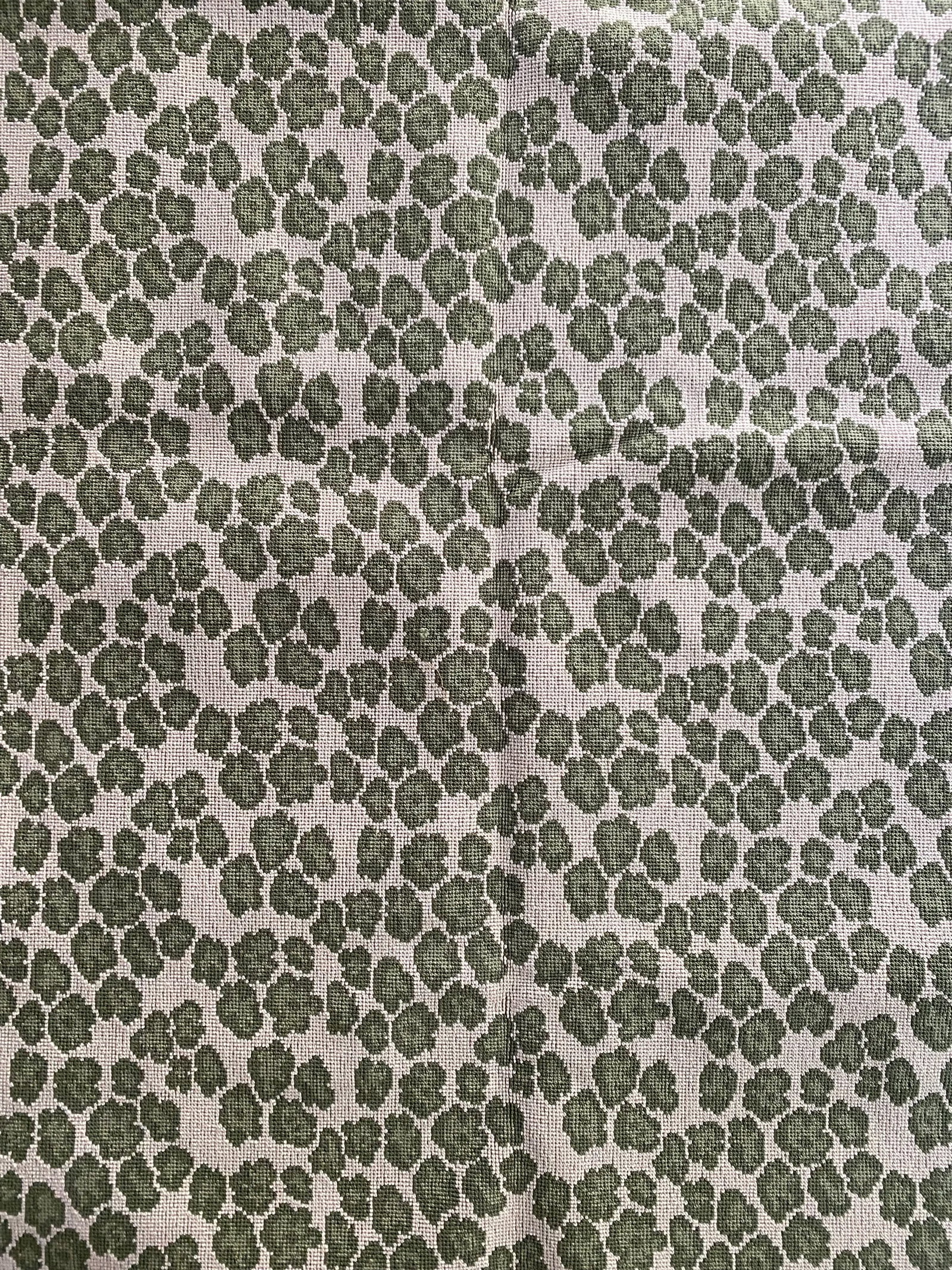 Shy Yard of Cowtan & Tout Panther Epingle Fabric in Leaf Green - 4