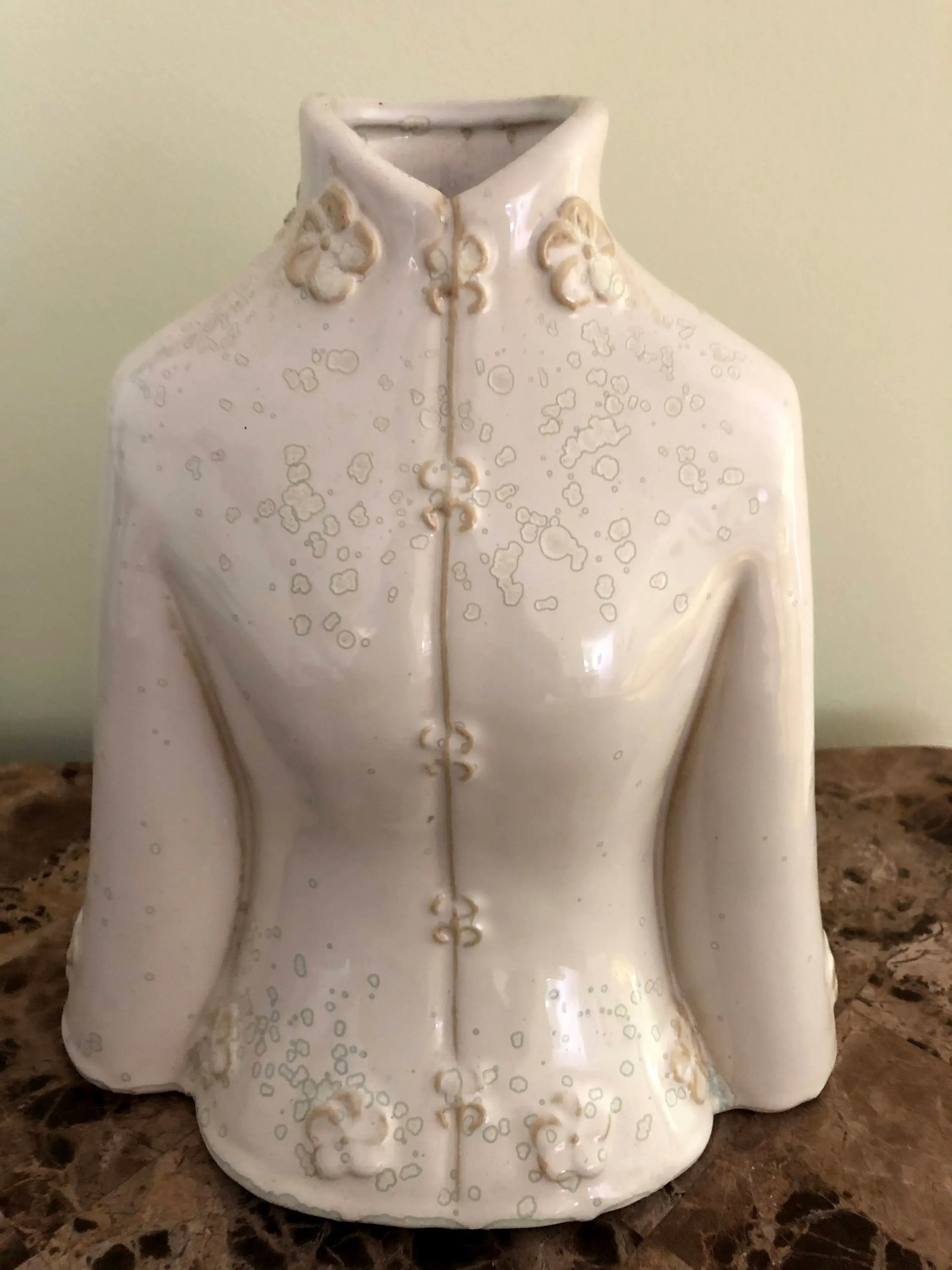 Half Bust Ceramic Vase - 8