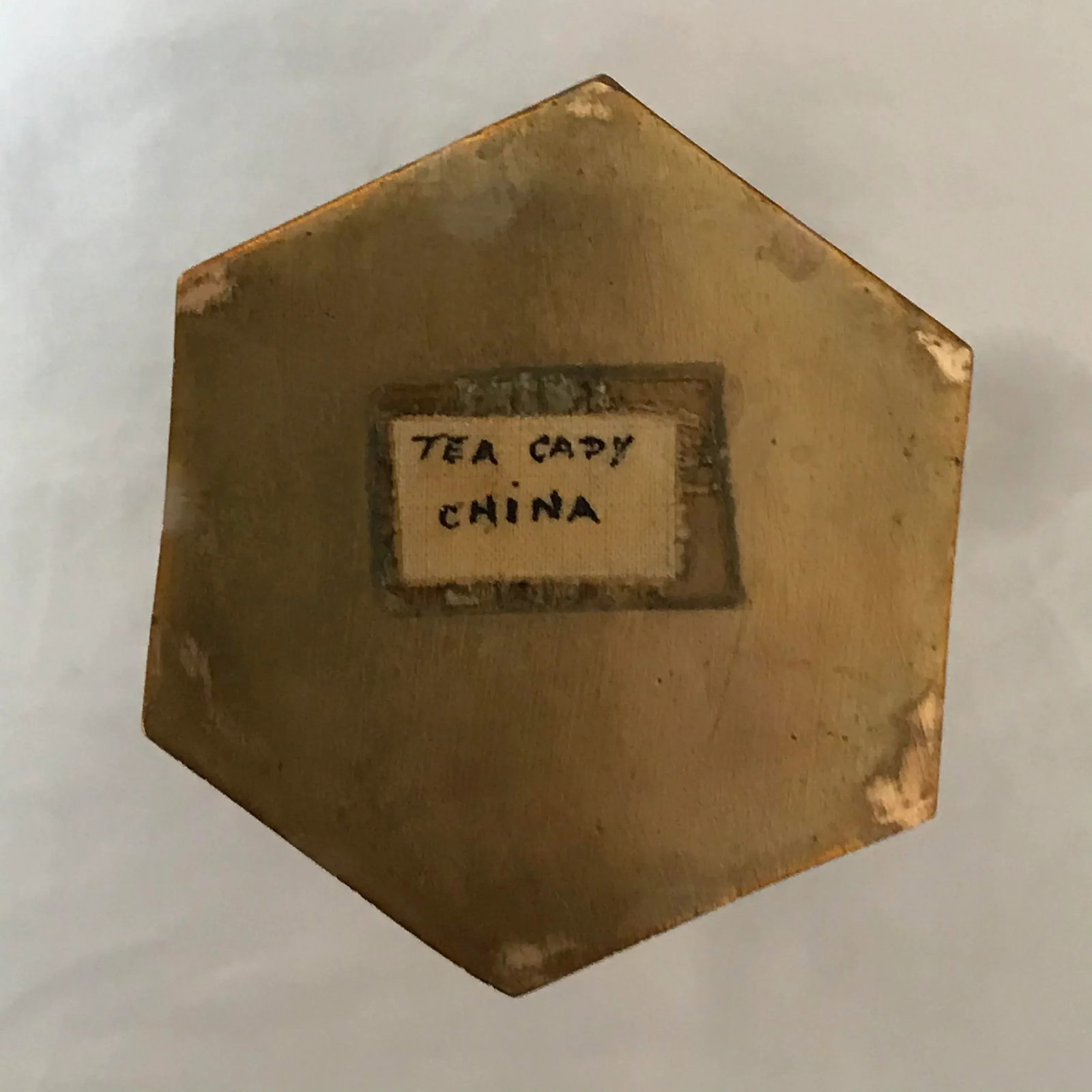 Vintage Chinese Brass Chinoiserie Engraved Tea Caddy - 6
