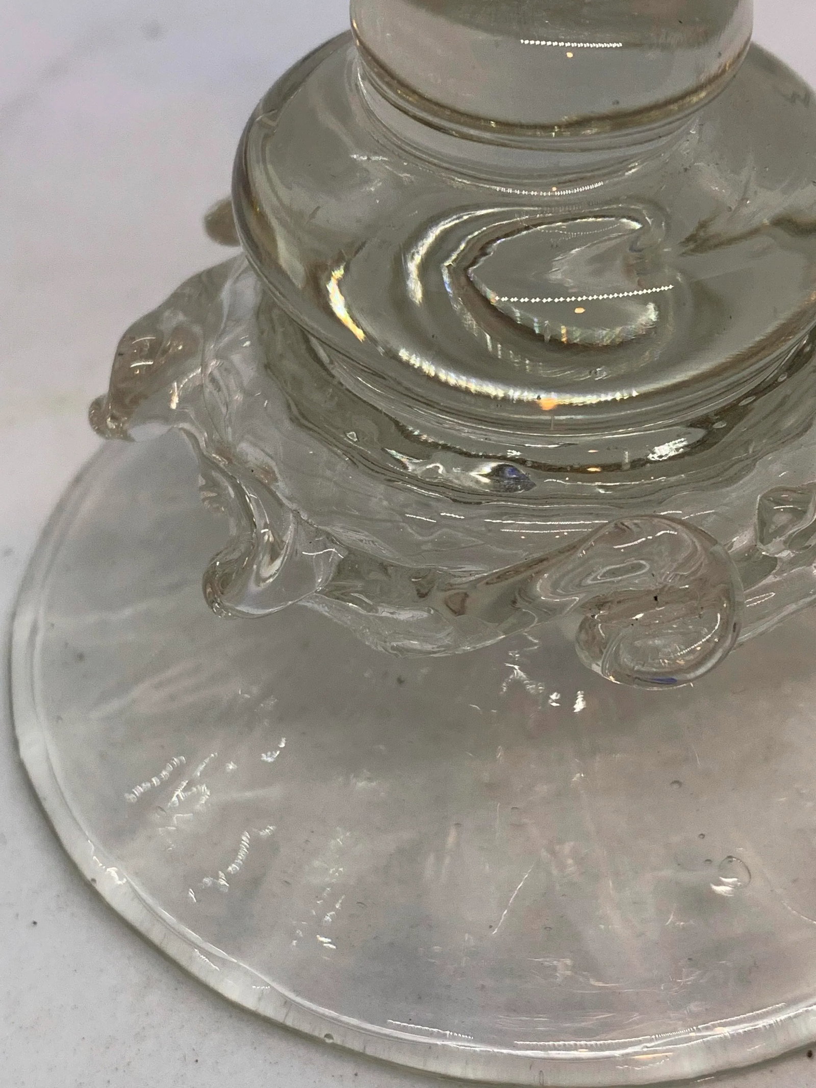 Vintage 1940s Hand Blown Cobalt Glasses - Set of 4 - 8