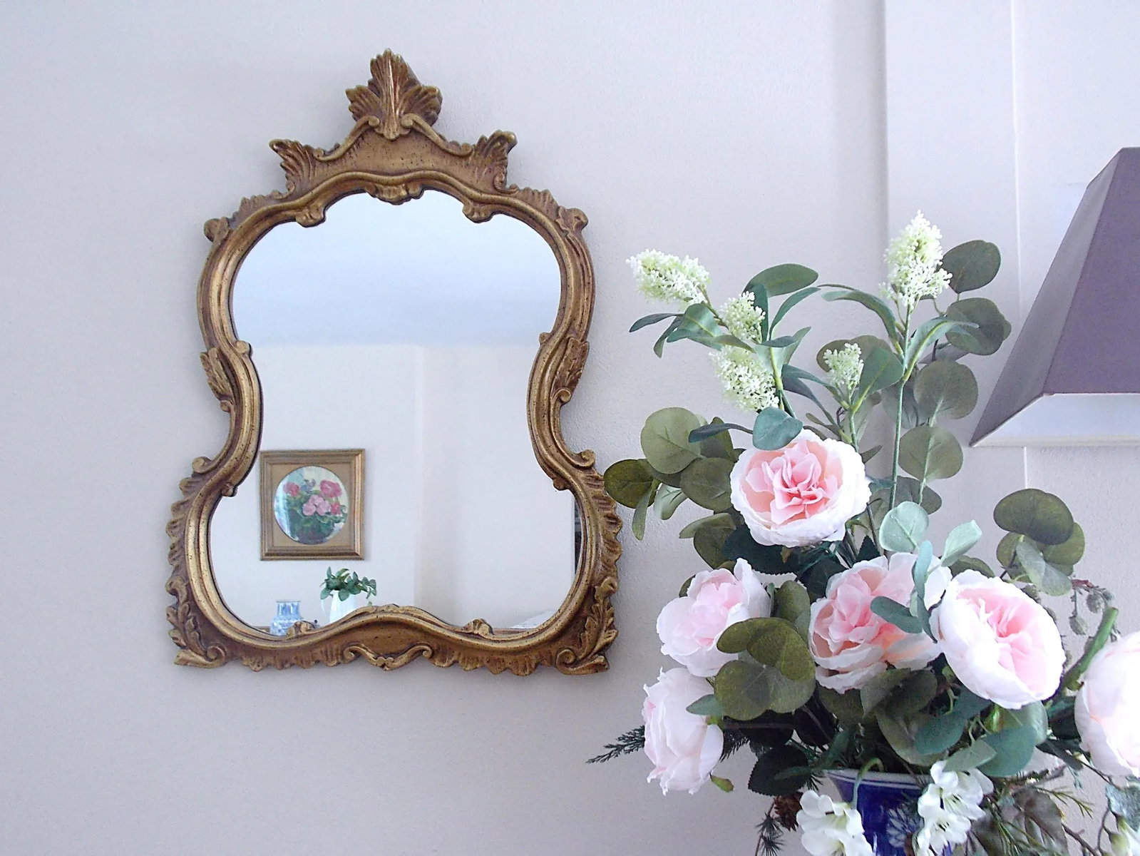 1980s French Style Gilded Mirror - 10
