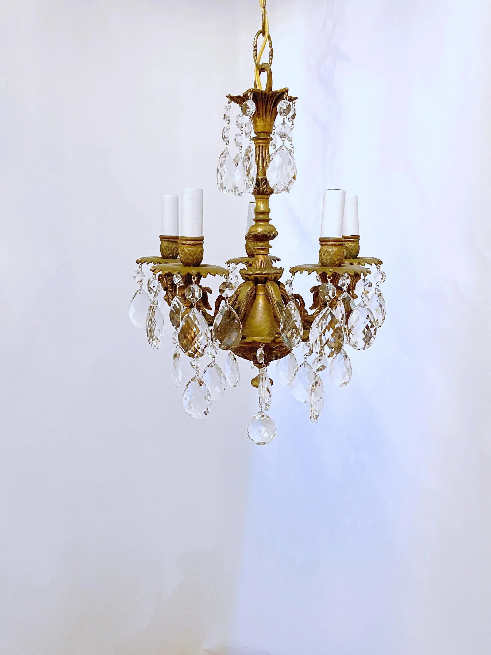 Early 20th Century Spanish Style Bronze Chandelier - 2