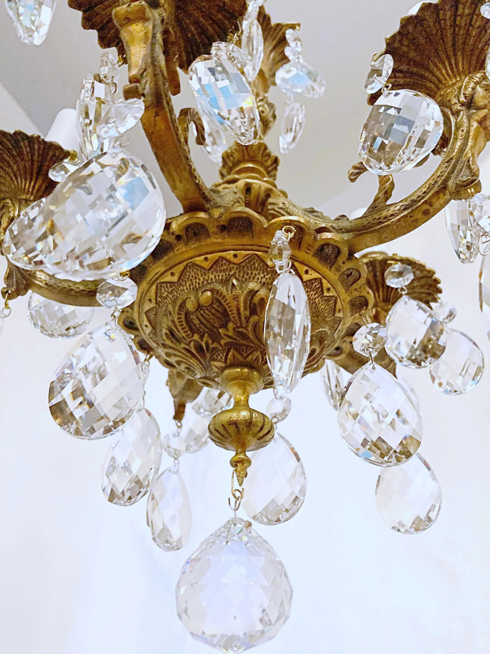 Early 20th Century Spanish Style Bronze Chandelier - 3