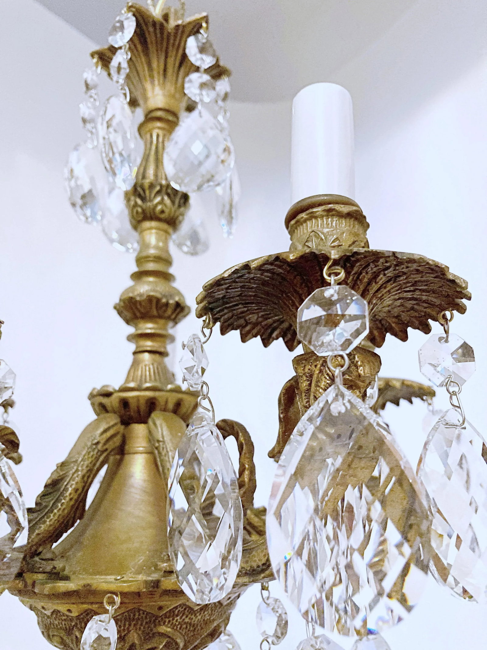 Early 20th Century Spanish Style Bronze Chandelier - 4