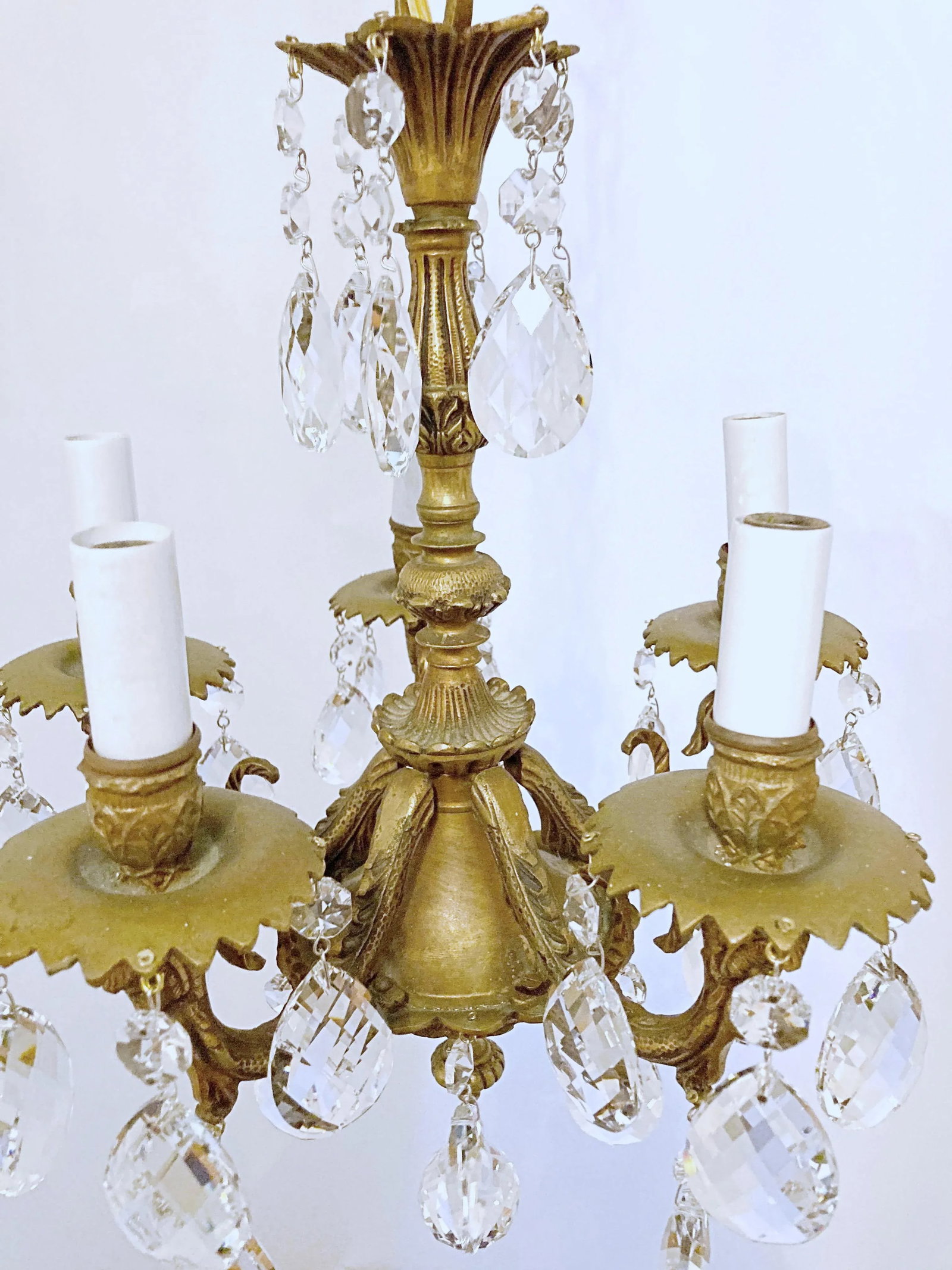Early 20th Century Spanish Style Bronze Chandelier - 5