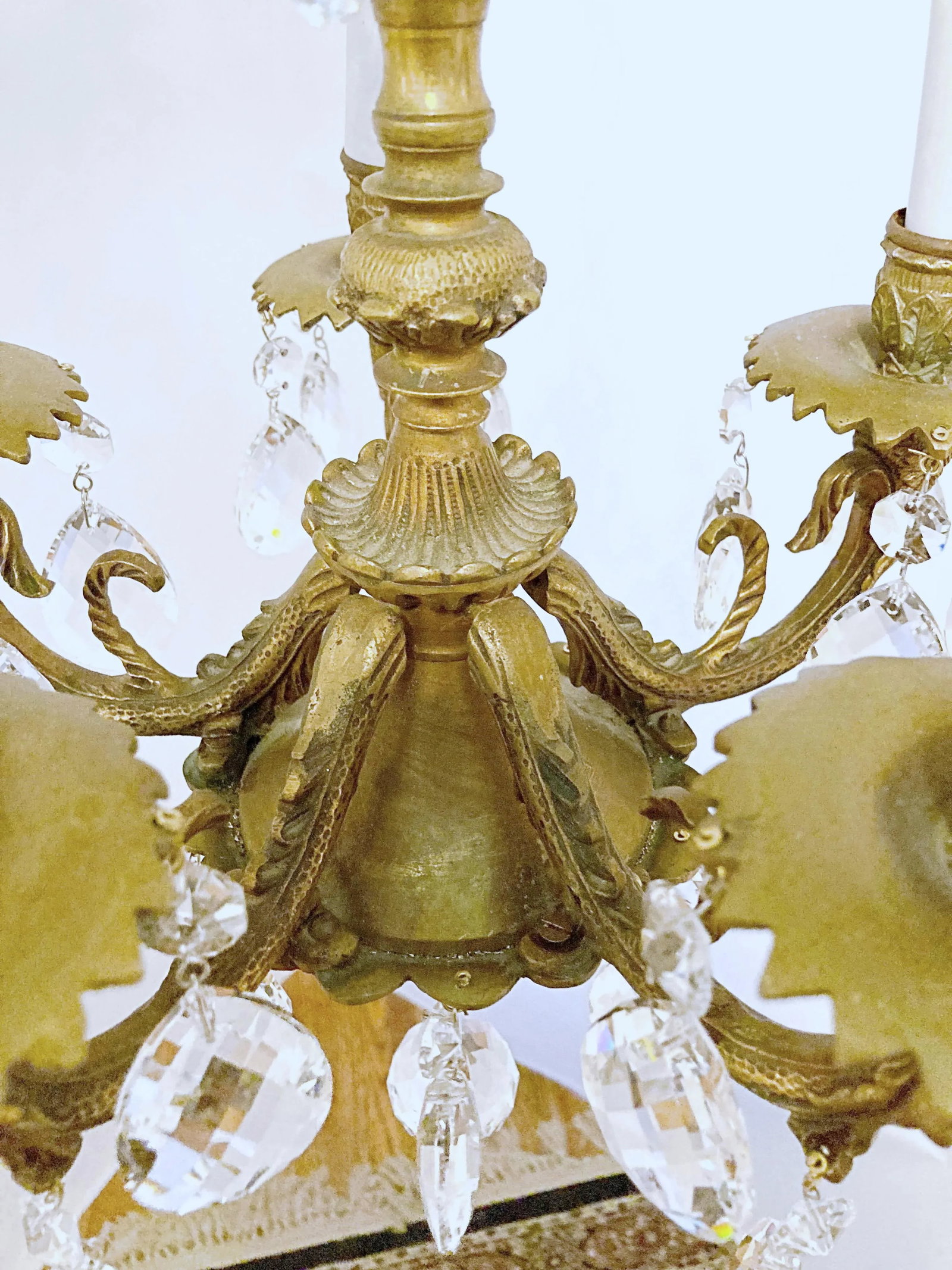 Early 20th Century Spanish Style Bronze Chandelier - 6