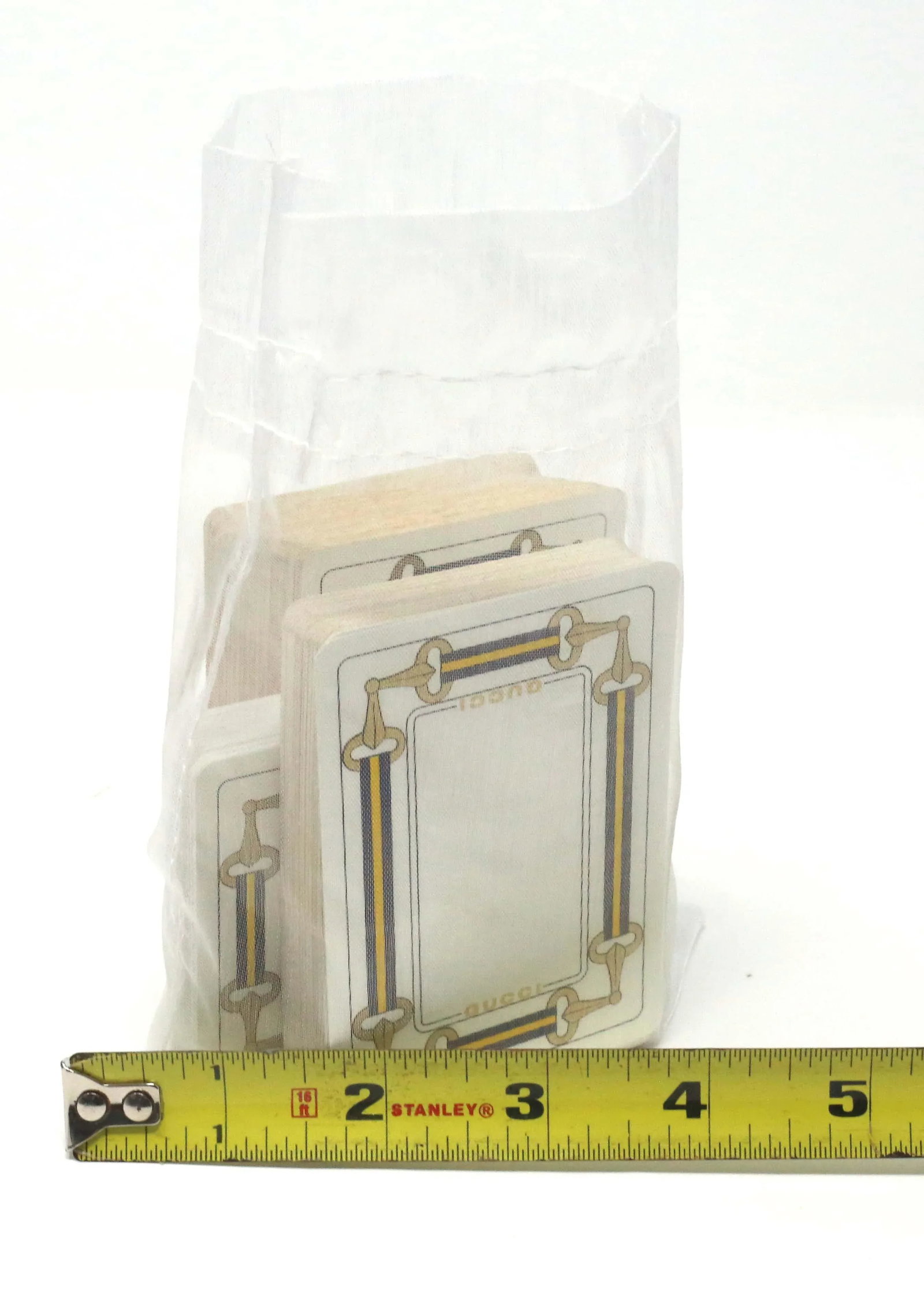 Vintage Gucci Horse Bridle Game Cards, Set of 3 Decks (Navy & Gold, Cards Only) - 8