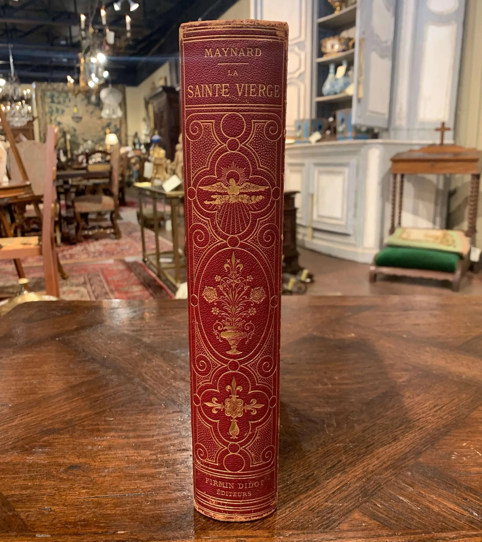 19th Century French Leather Bound and Gilt Book of the Virgin Mary - 5