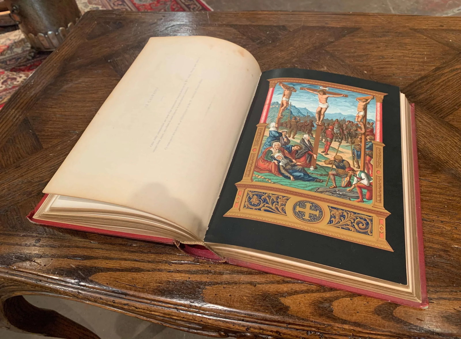 19th Century French Leather Bound and Gilt Book of the Virgin Mary - 6