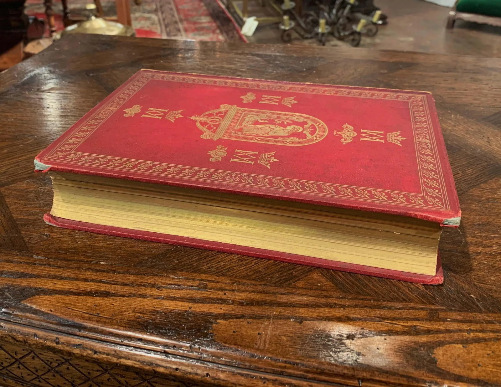 19th Century French Leather Bound and Gilt Book of the Virgin Mary - 7