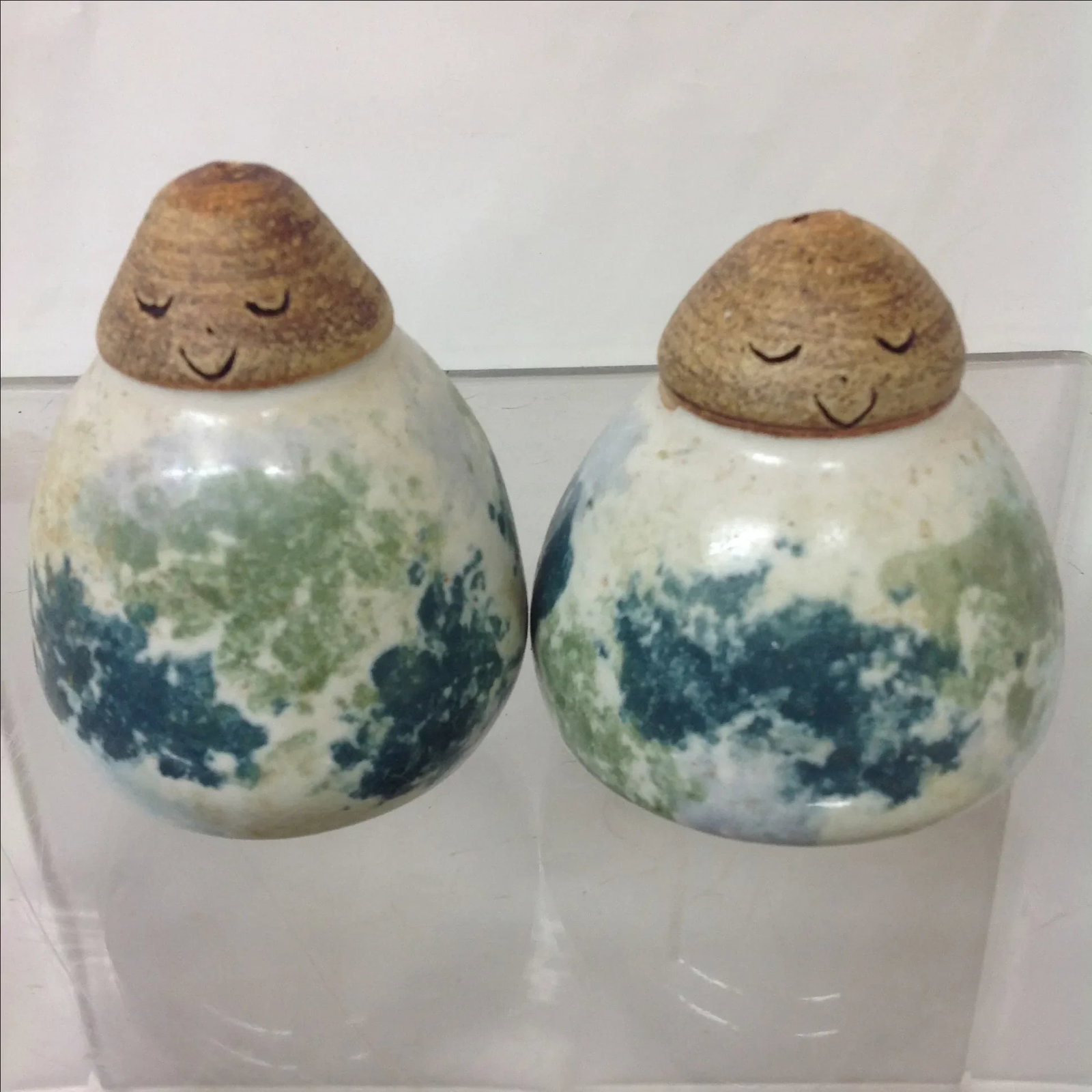 Mid-Century Danish Ceramic Salt & Pepper Shakers - 3