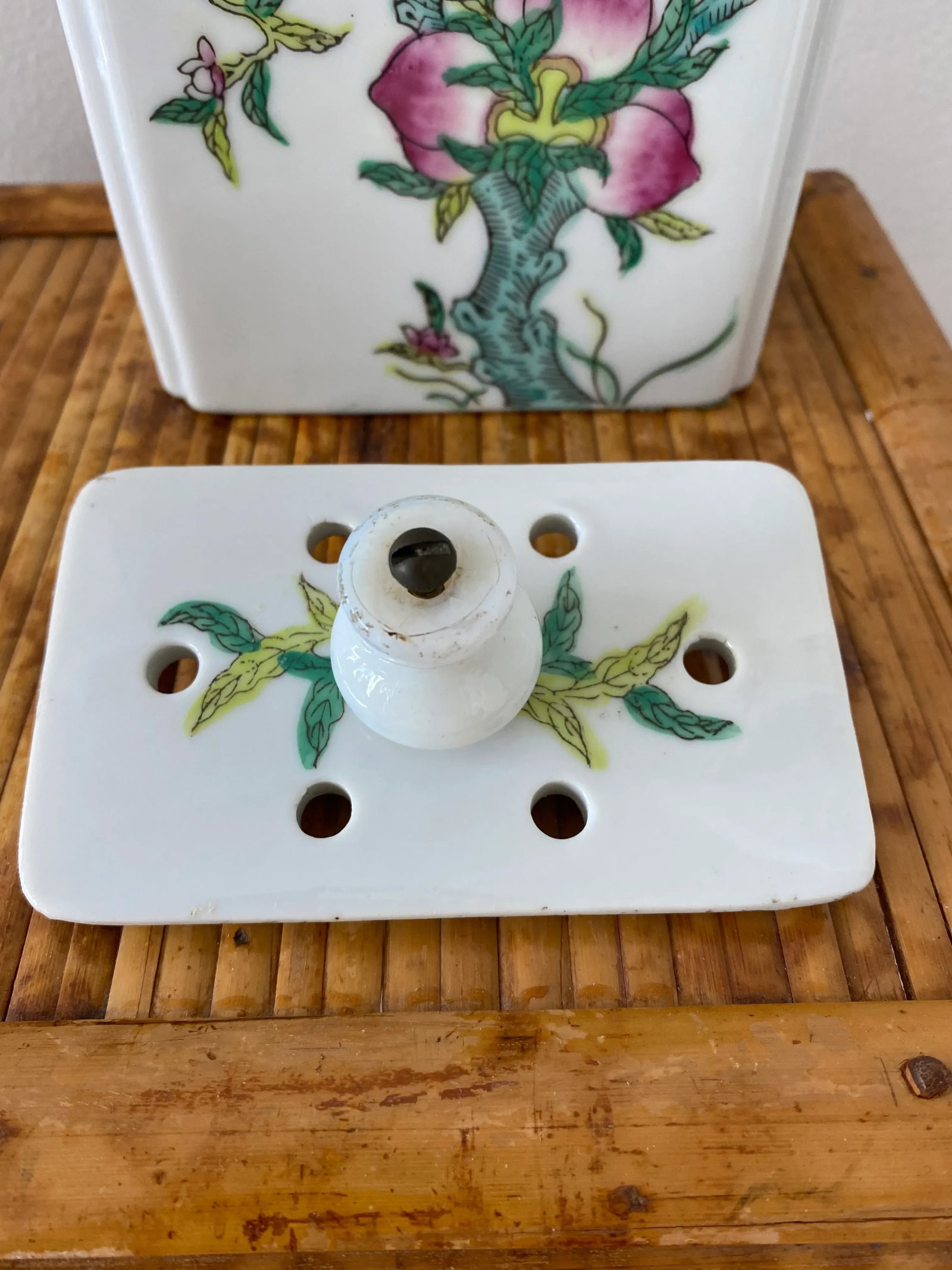 Mid 20th Century Chinoiserie Plum Jardiniere - 11
