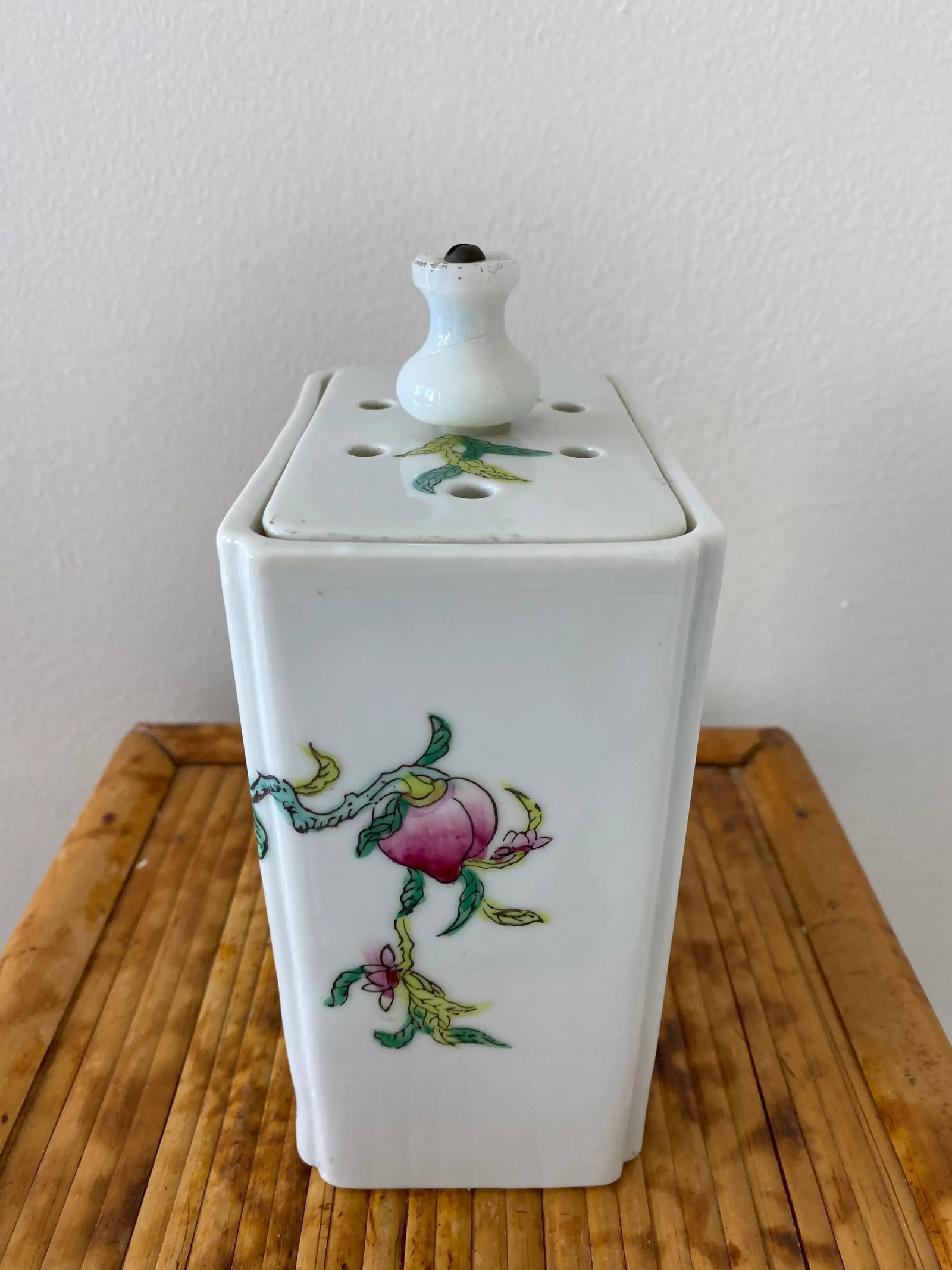 Mid 20th Century Chinoiserie Plum Jardiniere - 8