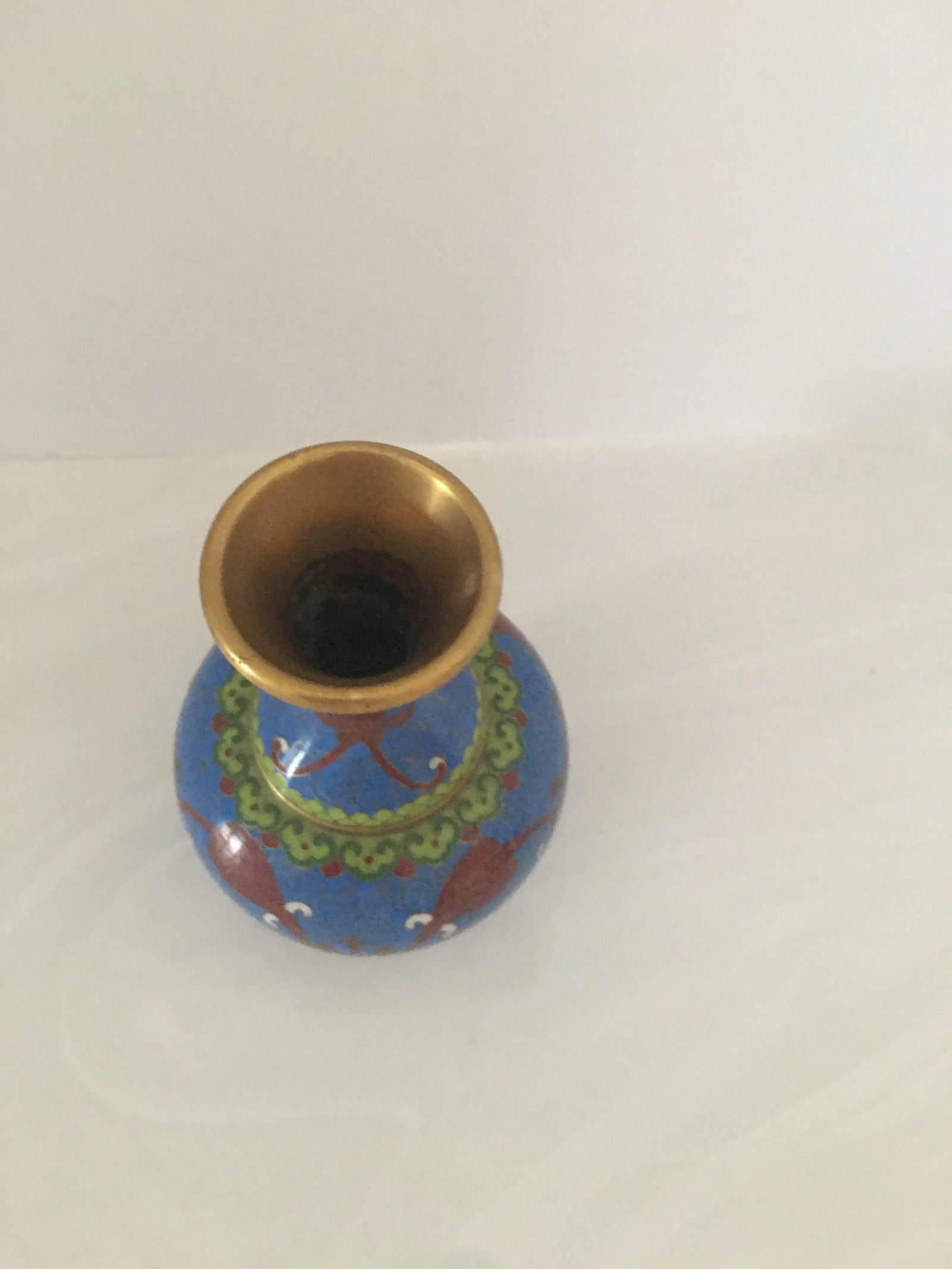 1940's Cloisonne Vase - 4