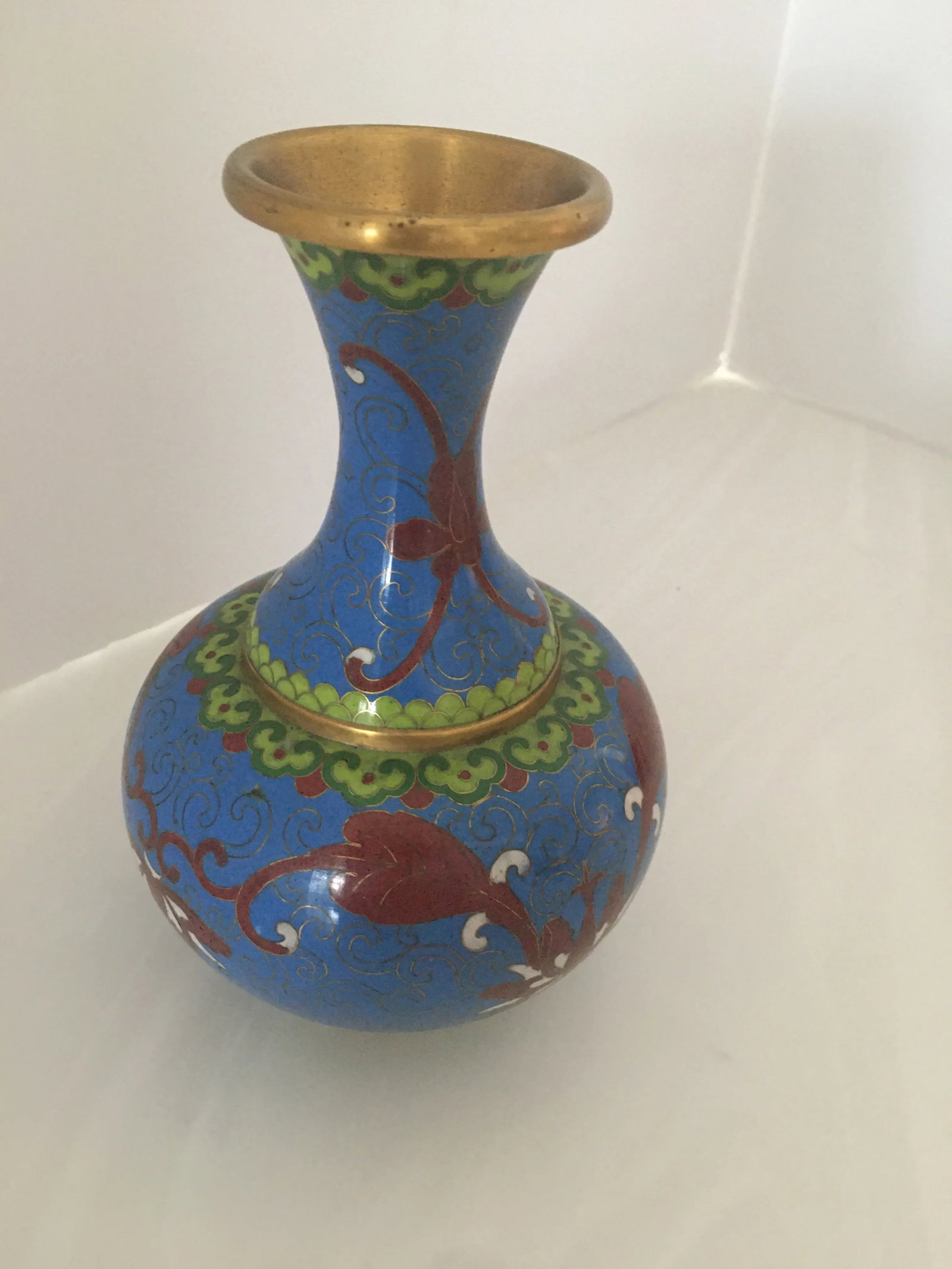 1940's Cloisonne Vase - 5
