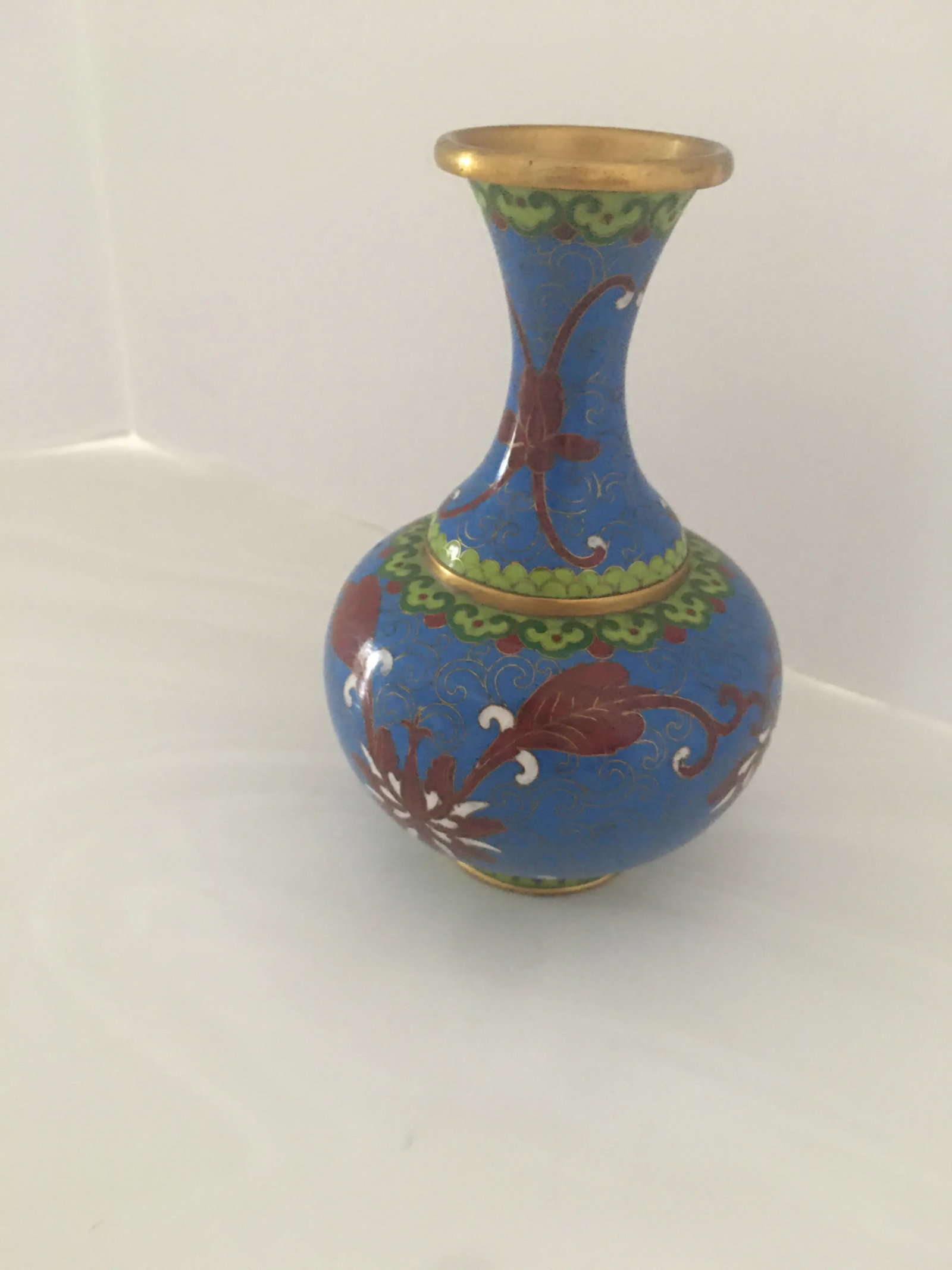 1940's Cloisonne Vase - 6