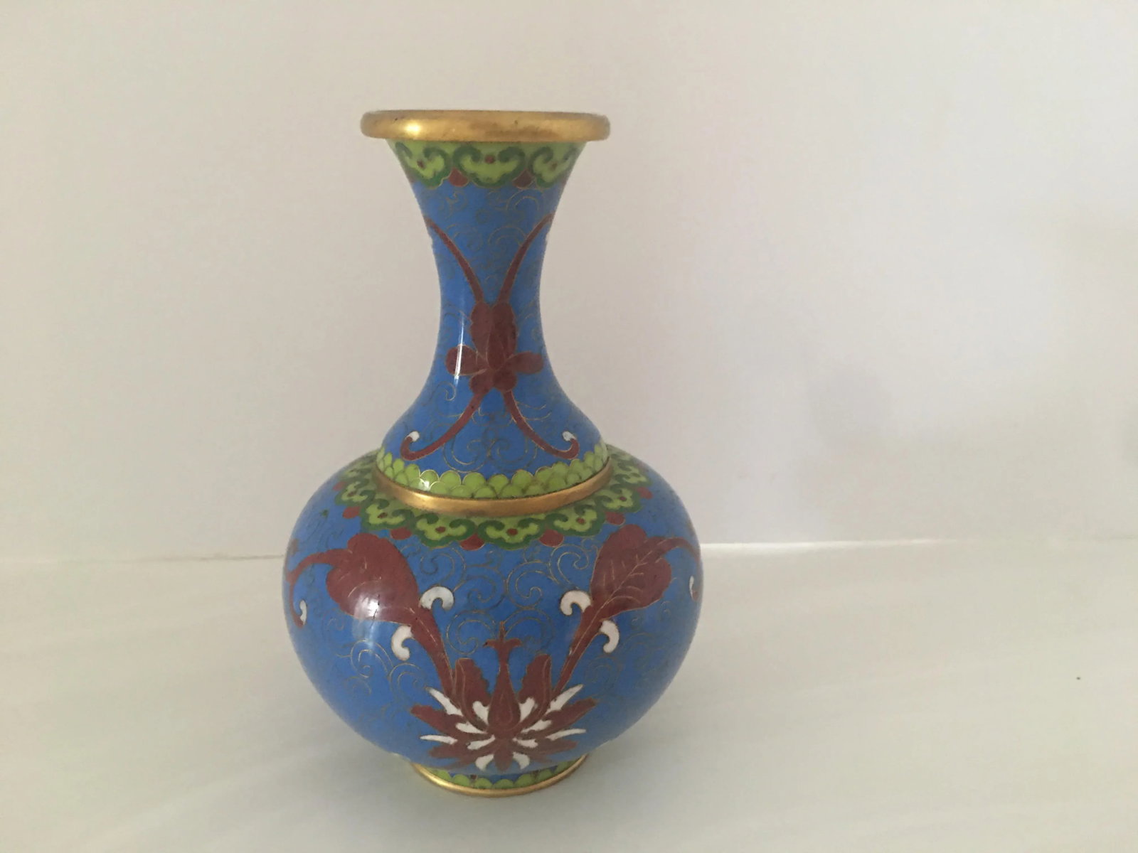 1940's Cloisonne Vase - 7