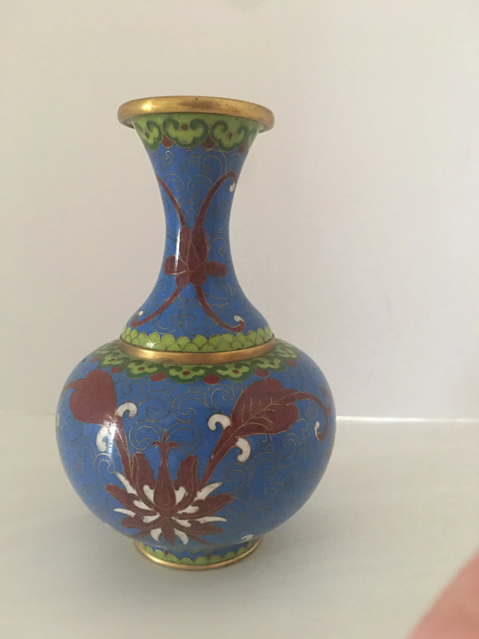 1940's Cloisonne Vase - 8