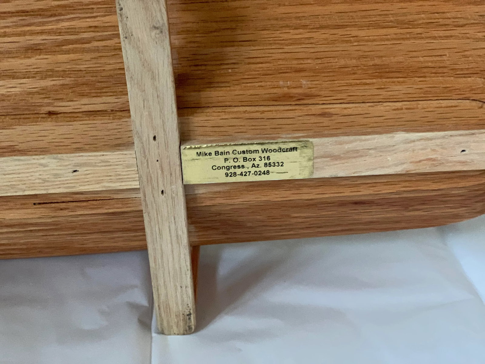 Mid-Century Oak Collapsible Wooden Bowl - 10