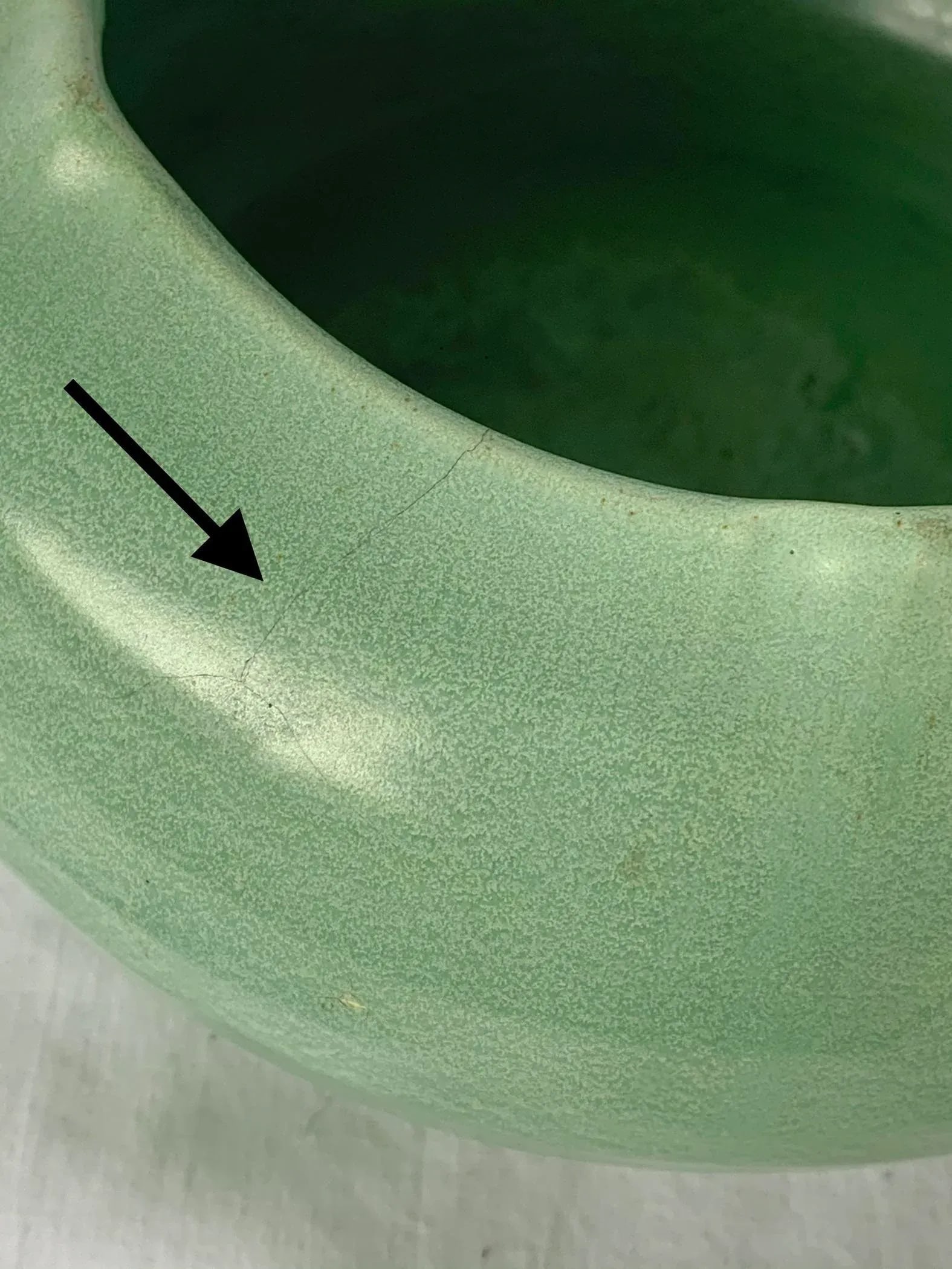 Vintage Mint Green Bowl - 2