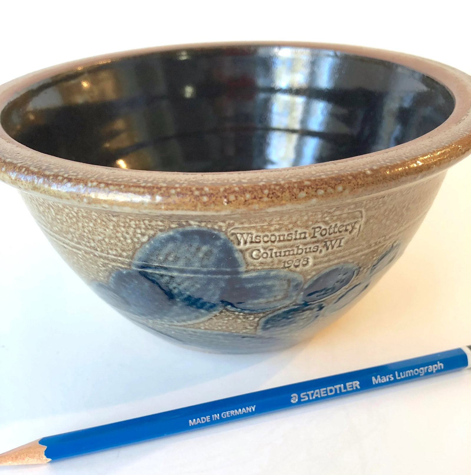 Salt Glazed Berry Bowl - Vintage Farmhouse - 10
