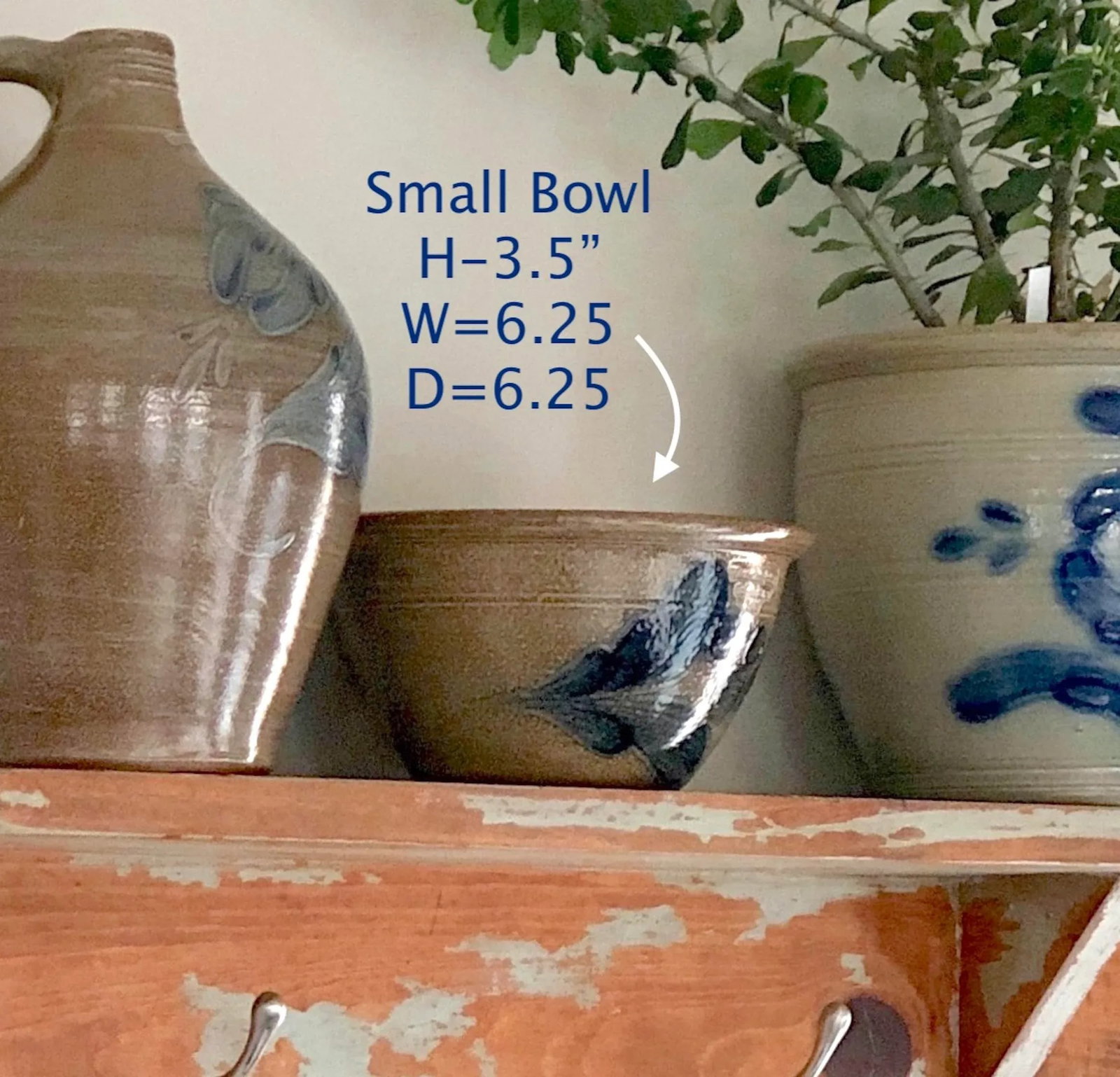 Salt Glazed Berry Bowl - Vintage Farmhouse - 8