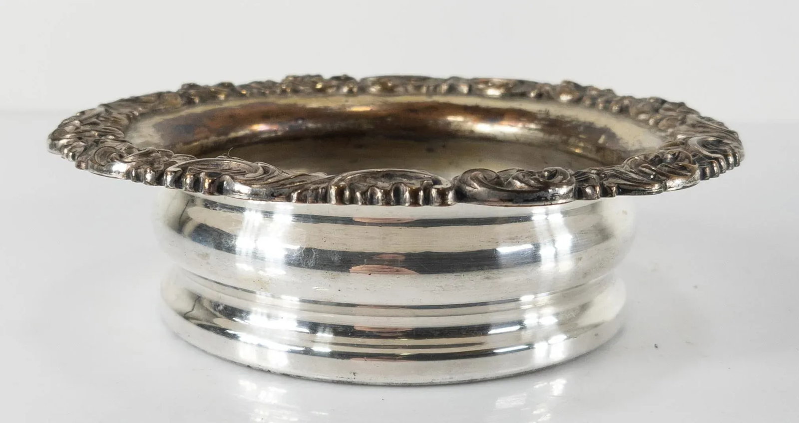 Late 19th Century English Sheffield Silver Plate Wine Coaster - 2