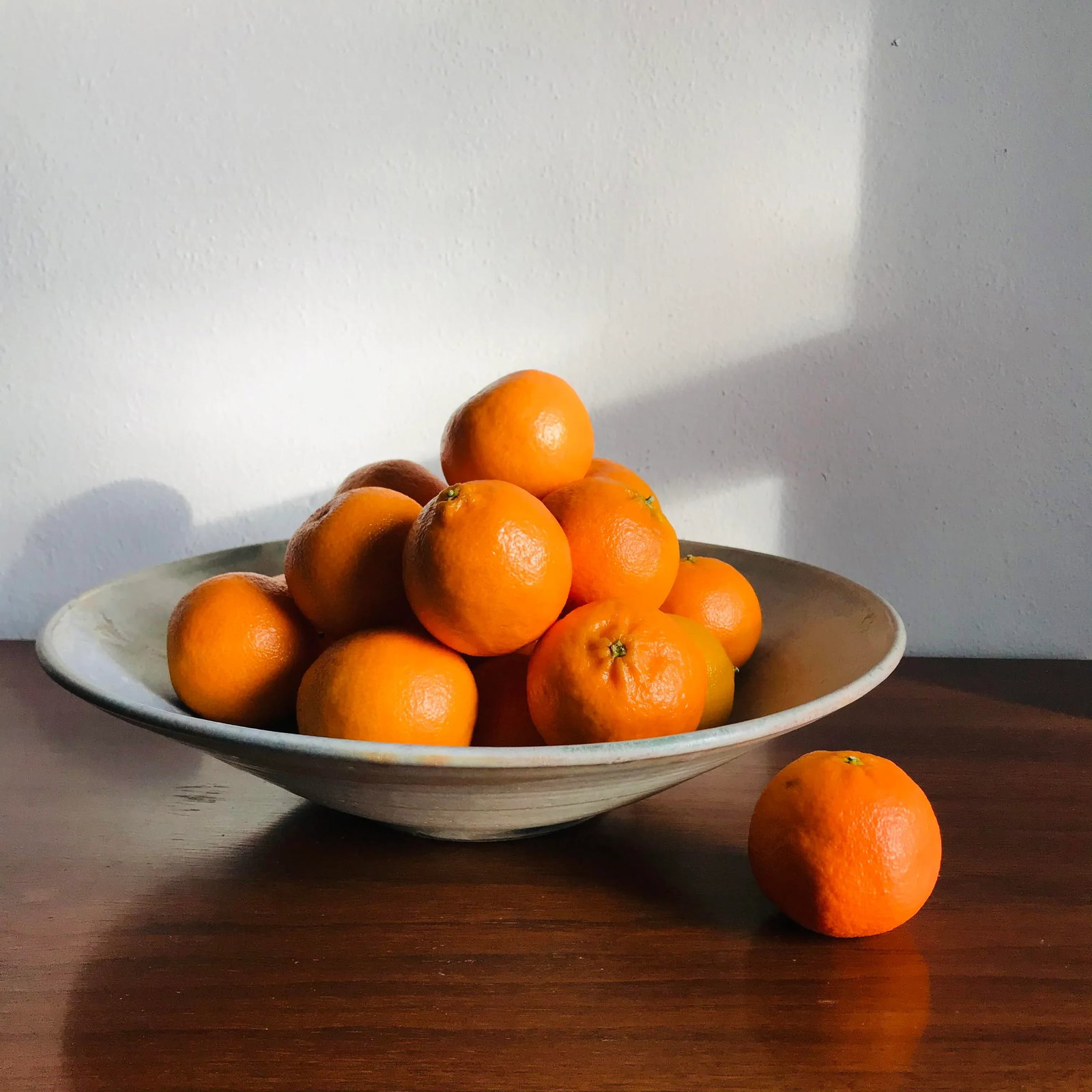 Signed Vintage Late 20th Century Studio Pottery Large Serving Bowl - 11