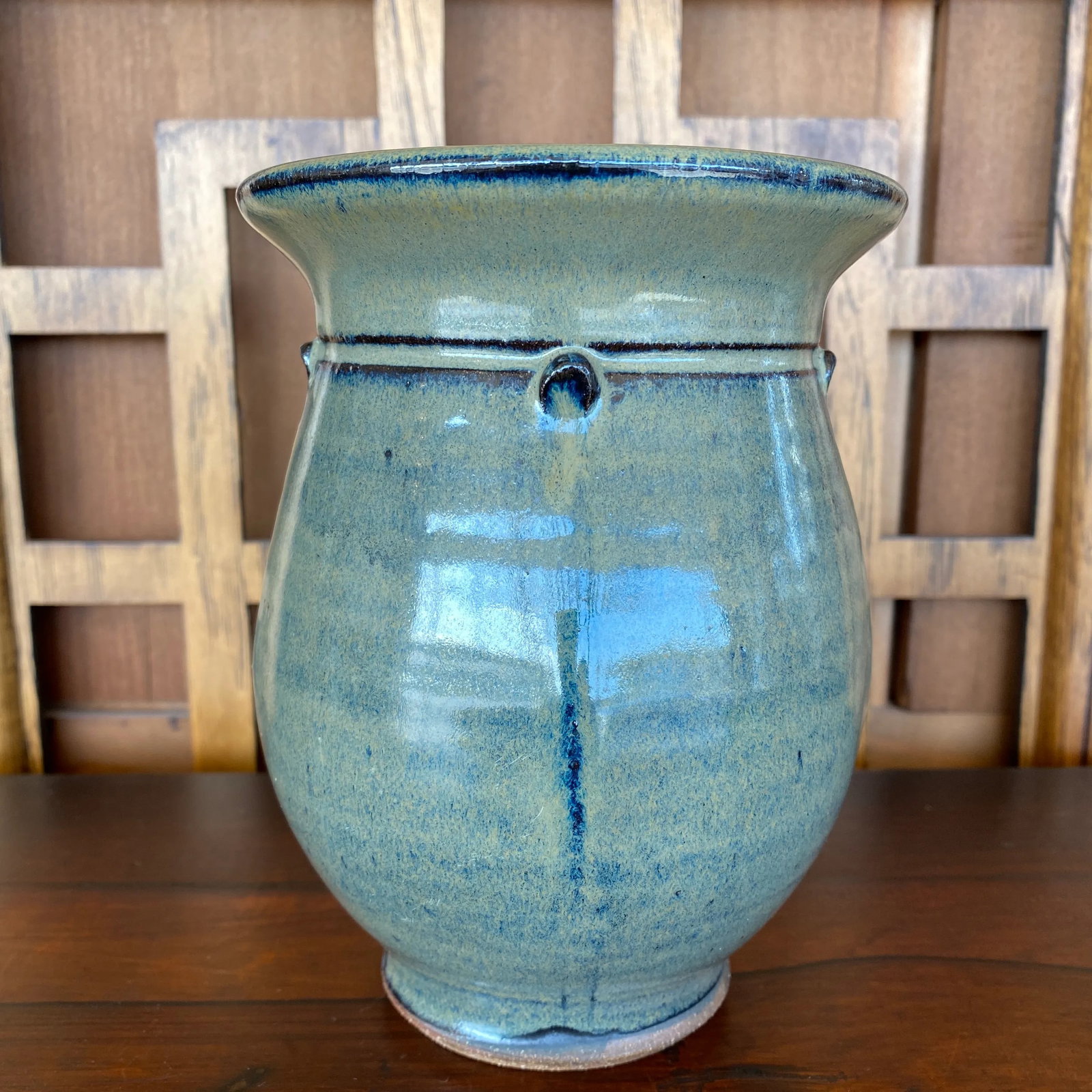 1960s Art Deco Style Studio Pottery Vase - 2