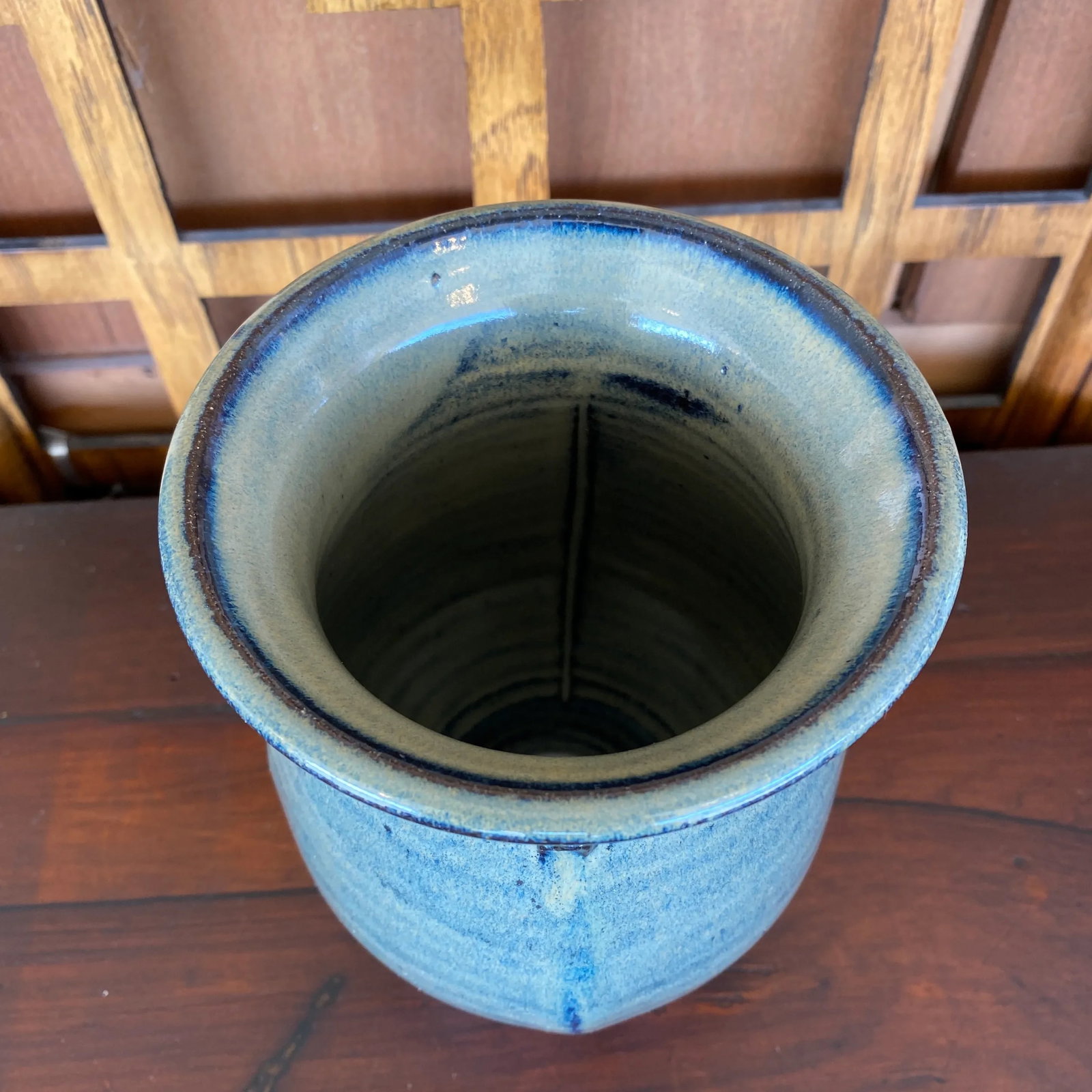 1960s Art Deco Style Studio Pottery Vase - 3
