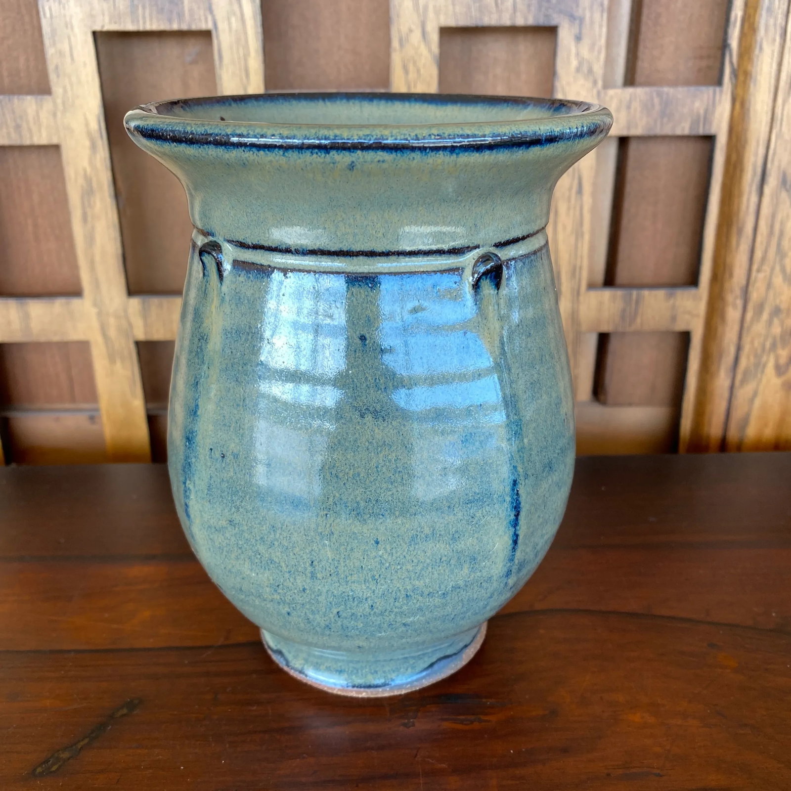 1960s Art Deco Style Studio Pottery Vase - 4
