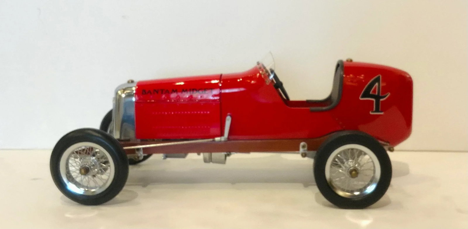 Style Red Polished Bantam Midget Model Car - 3