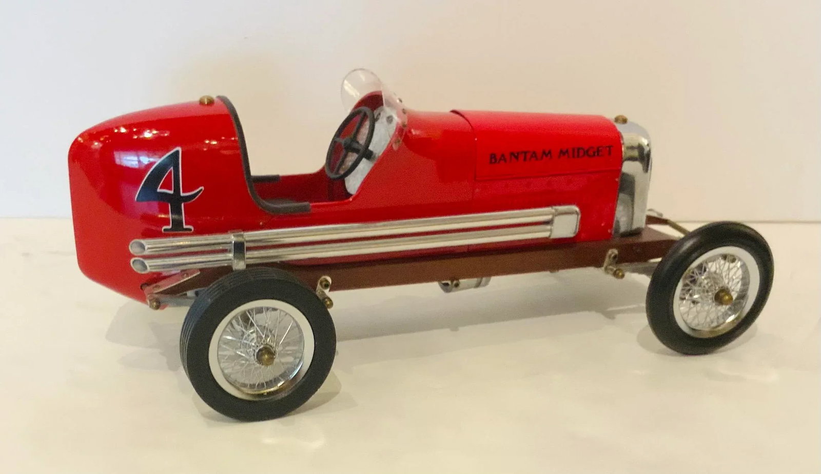 Style Red Polished Bantam Midget Model Car - 6