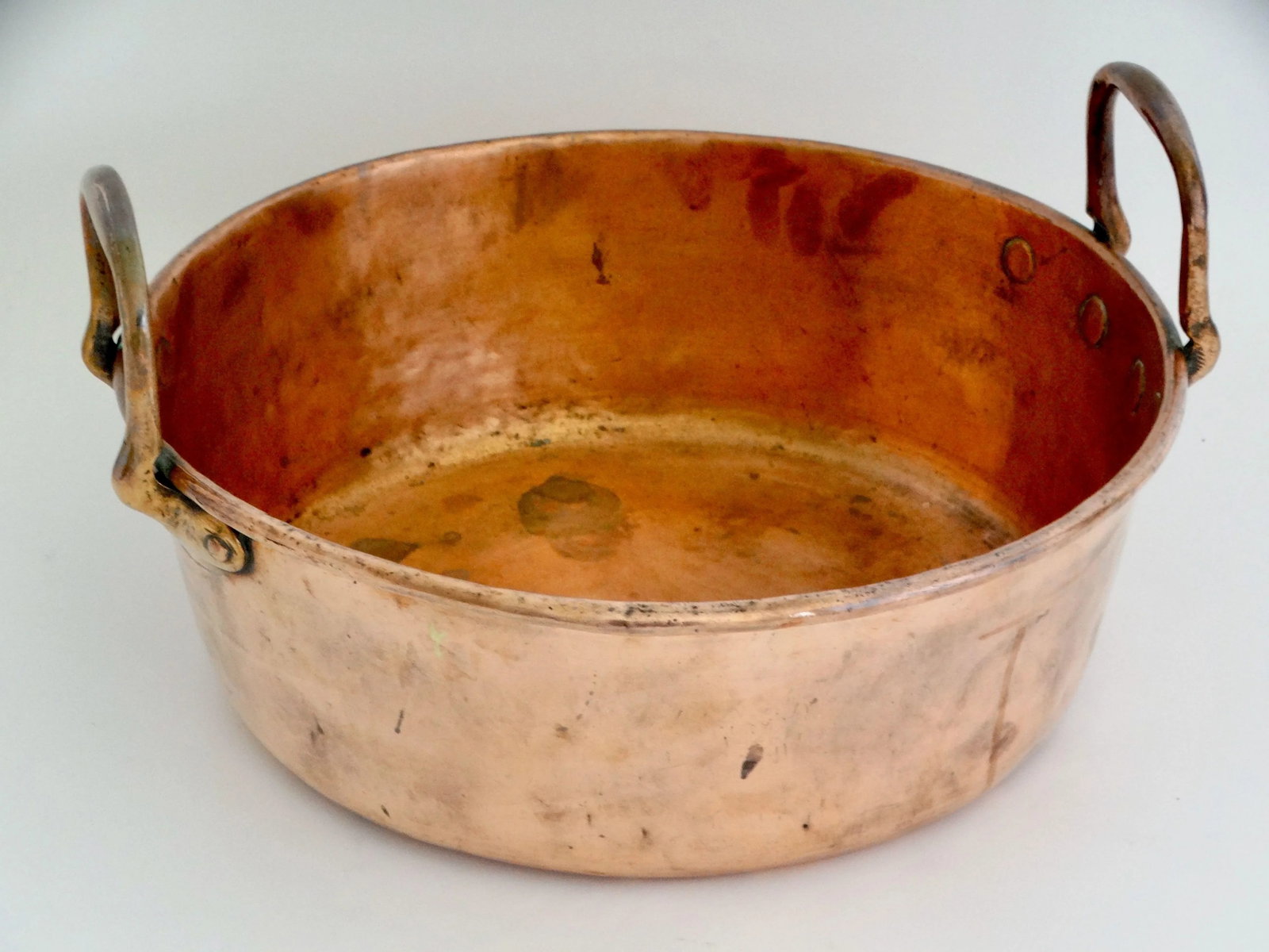 19th-Century Large French Copper Pan - 2