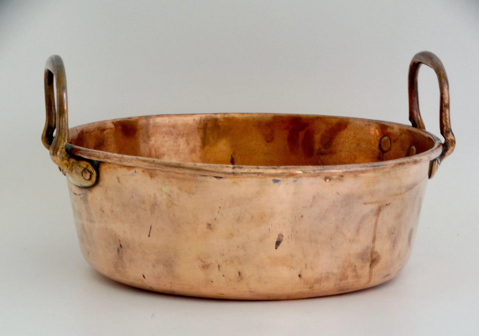 19th-Century Large French Copper Pan - 3