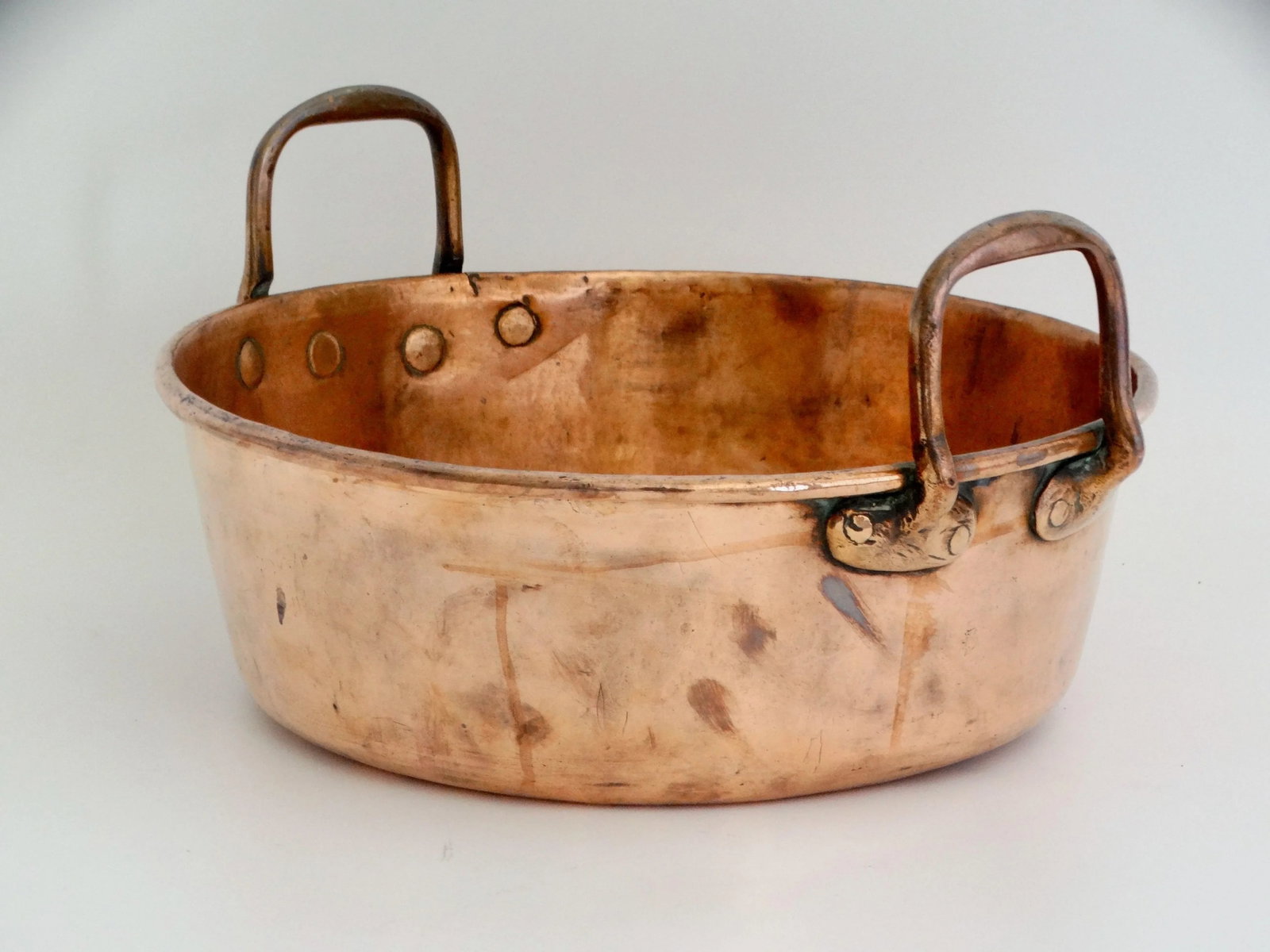 19th-Century Large French Copper Pan - 4