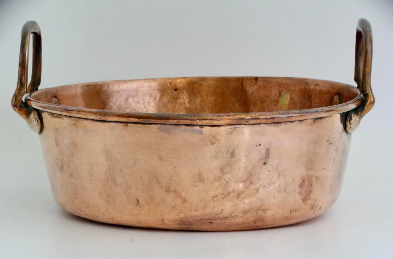 19th-Century Large French Copper Pan - 5