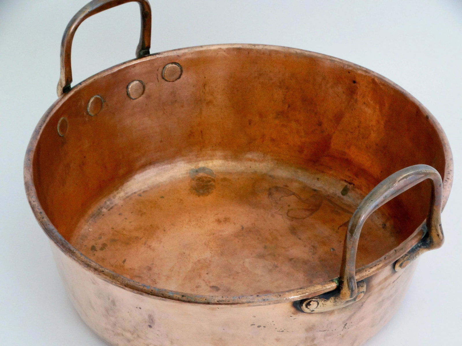 19th-Century Large French Copper Pan - 7