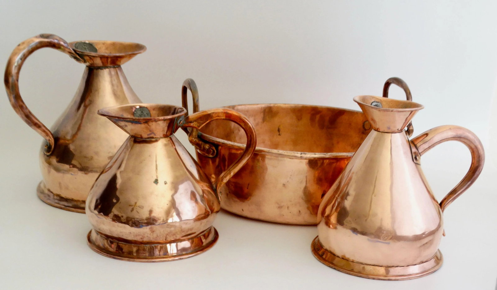 19th-Century Large French Copper Pan - 8