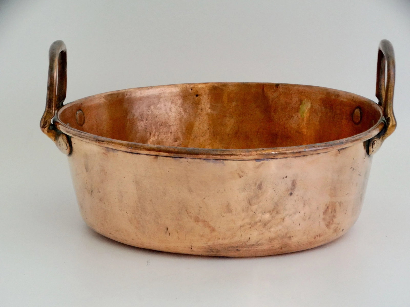 19th-Century Large French Copper Pan - 9