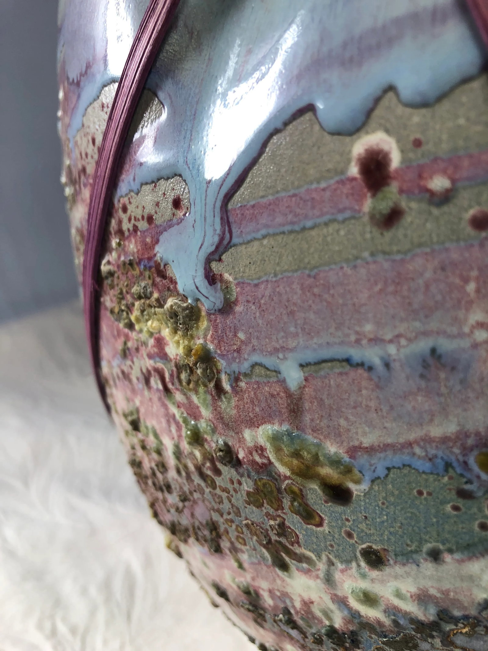 Mid 20th Century Tony Evans Raku Oversized Vessel - 2