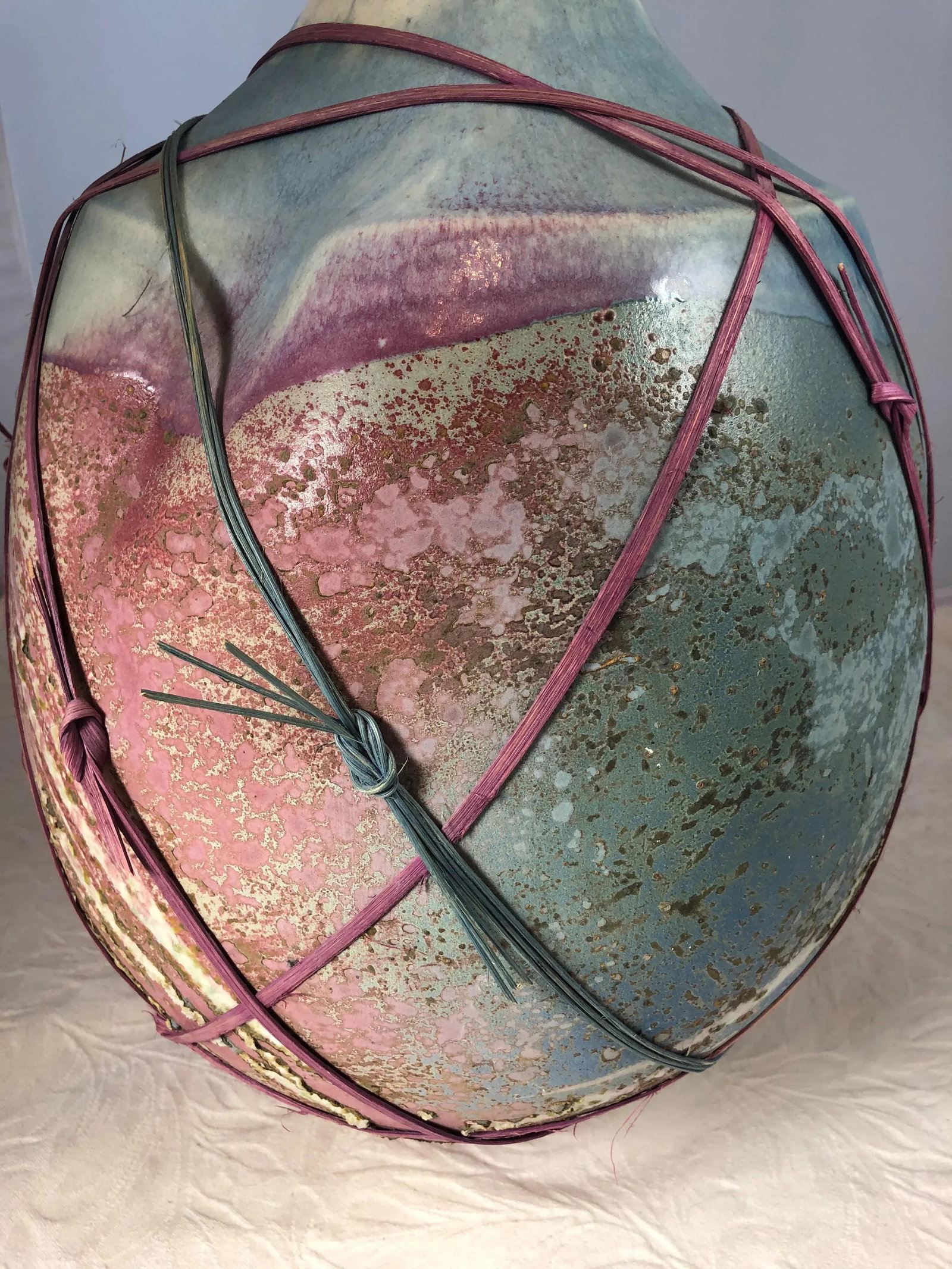 Mid 20th Century Tony Evans Raku Oversized Vessel - 5