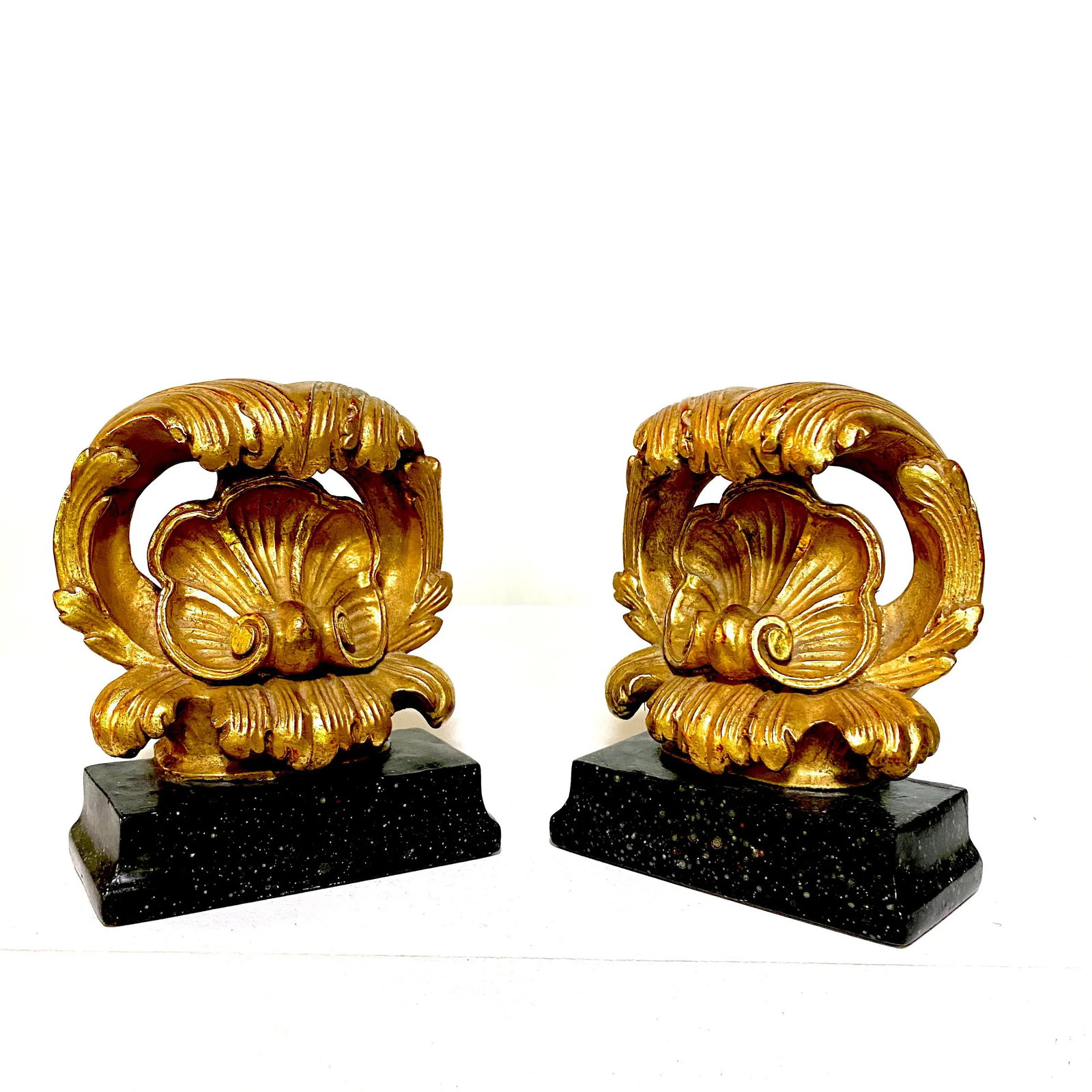 1930s Borghese Corinthian Gold Gilt Bookends - a Pair - 2