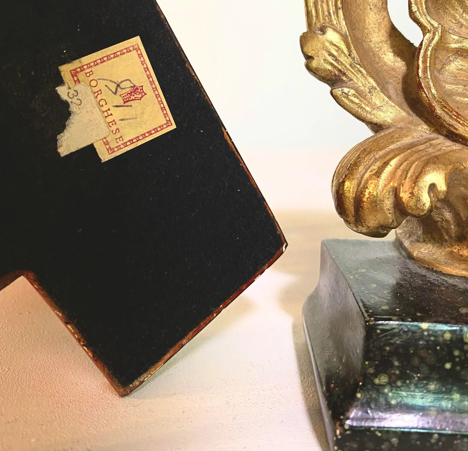 1930s Borghese Corinthian Gold Gilt Bookends - a Pair - 4