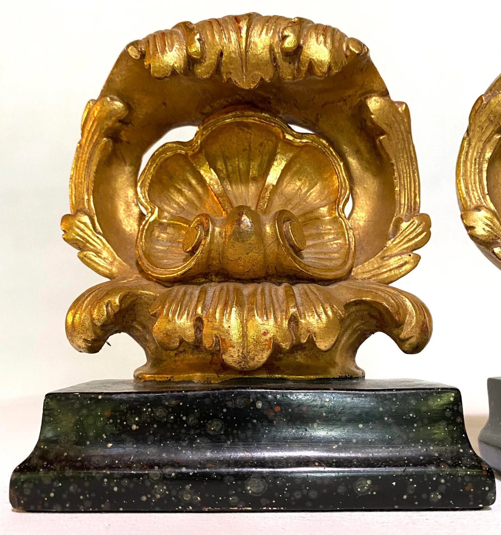 1930s Borghese Corinthian Gold Gilt Bookends - a Pair - 7