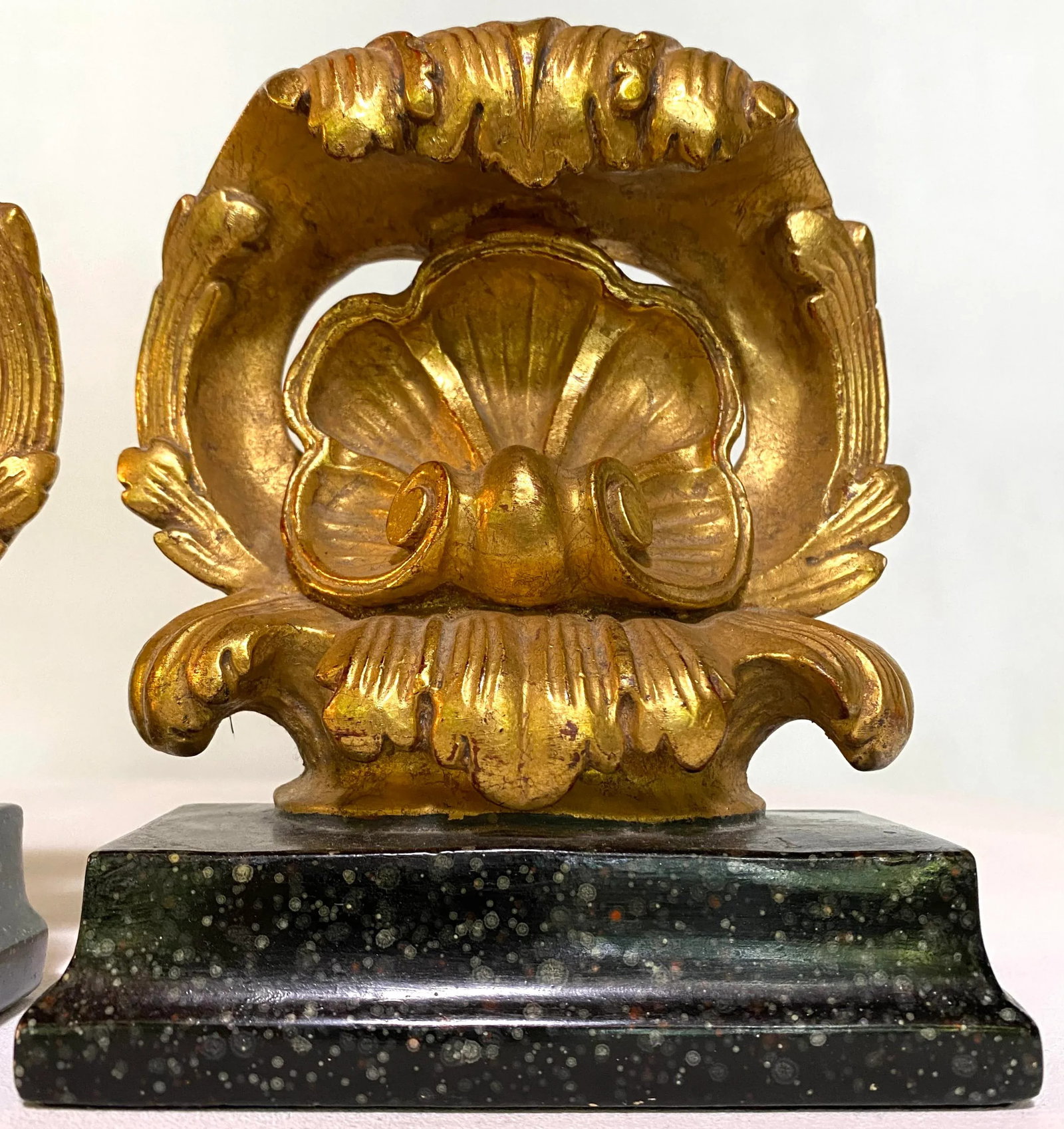 1930s Borghese Corinthian Gold Gilt Bookends - a Pair - 8