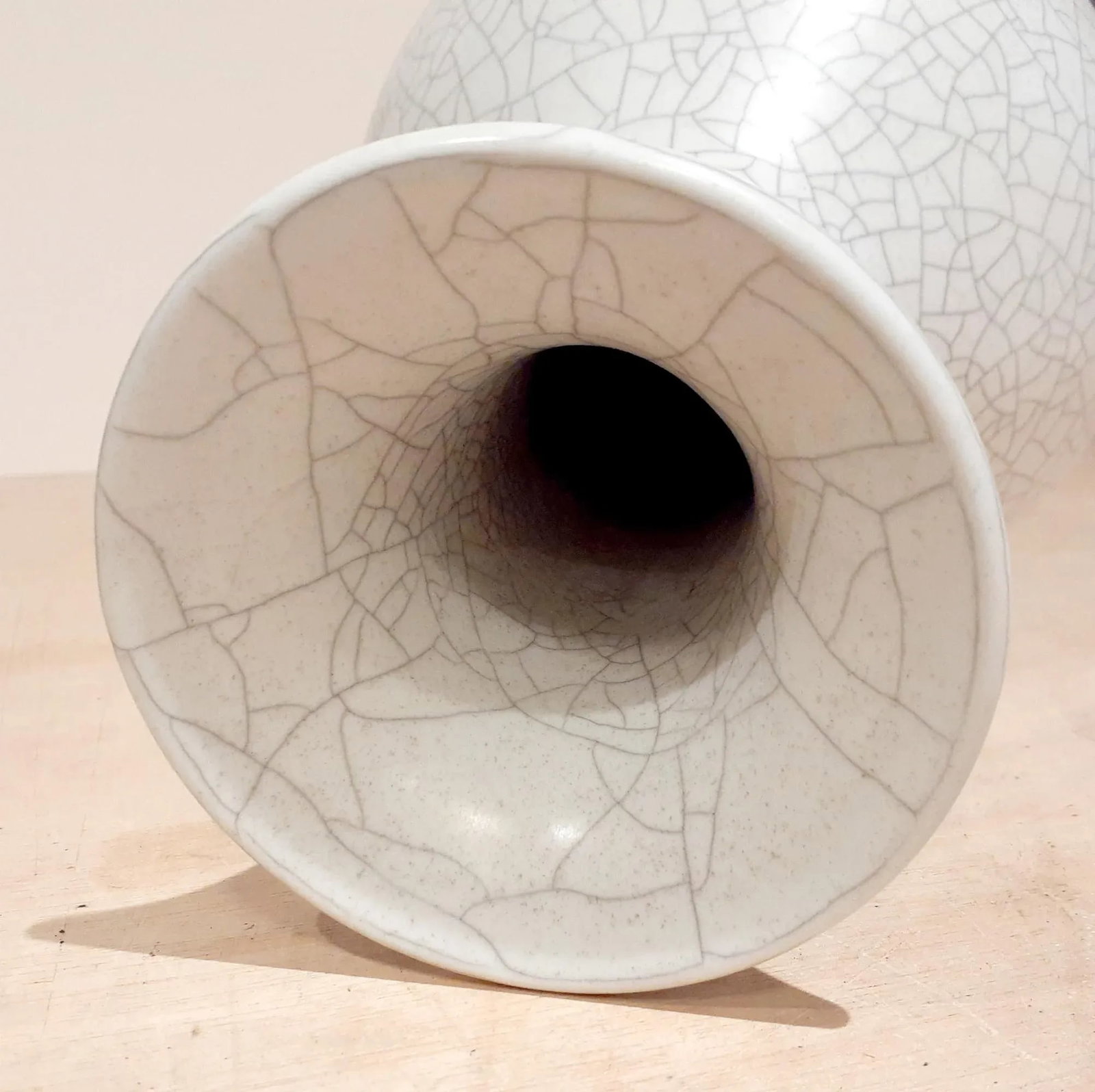 Early 20th Century Chinese Porcelain Guan Yao Vase - 7