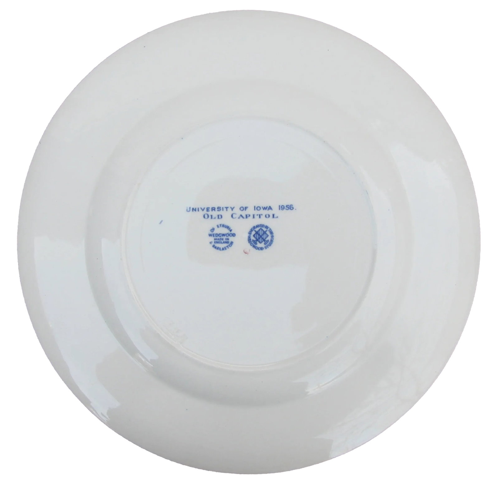 Wedgwood Blue & White Transferware Architectural Plates, Set of 3 - 6